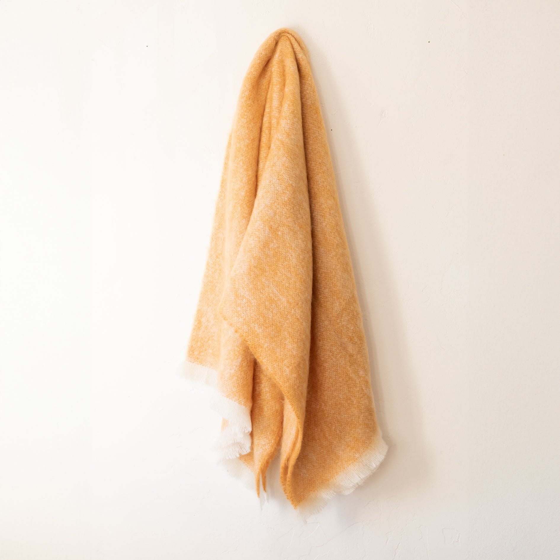 Cushendale Blankets + Throws Gold Mohair Throw