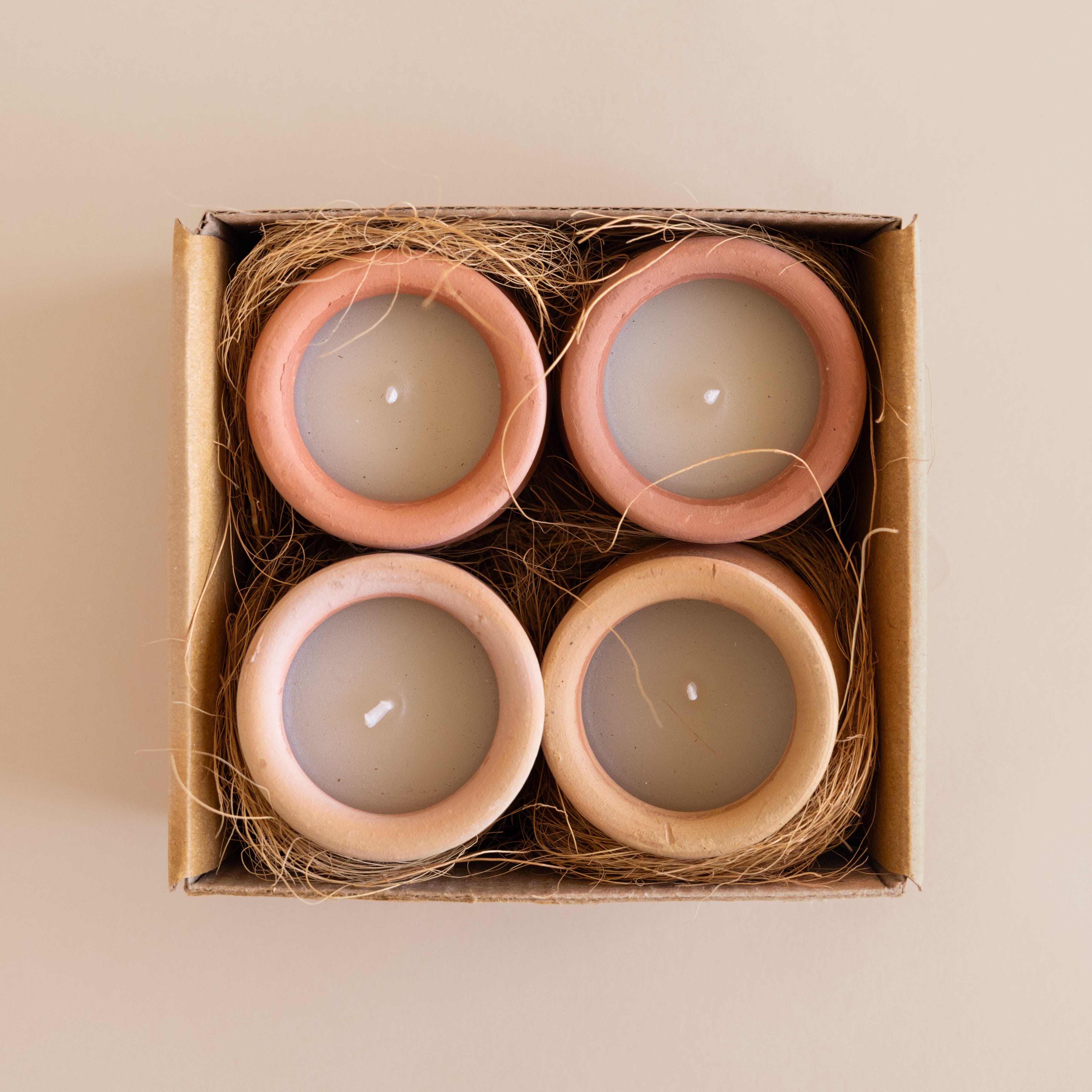 Dalit Goods Co Candles Terracotta Candle Set