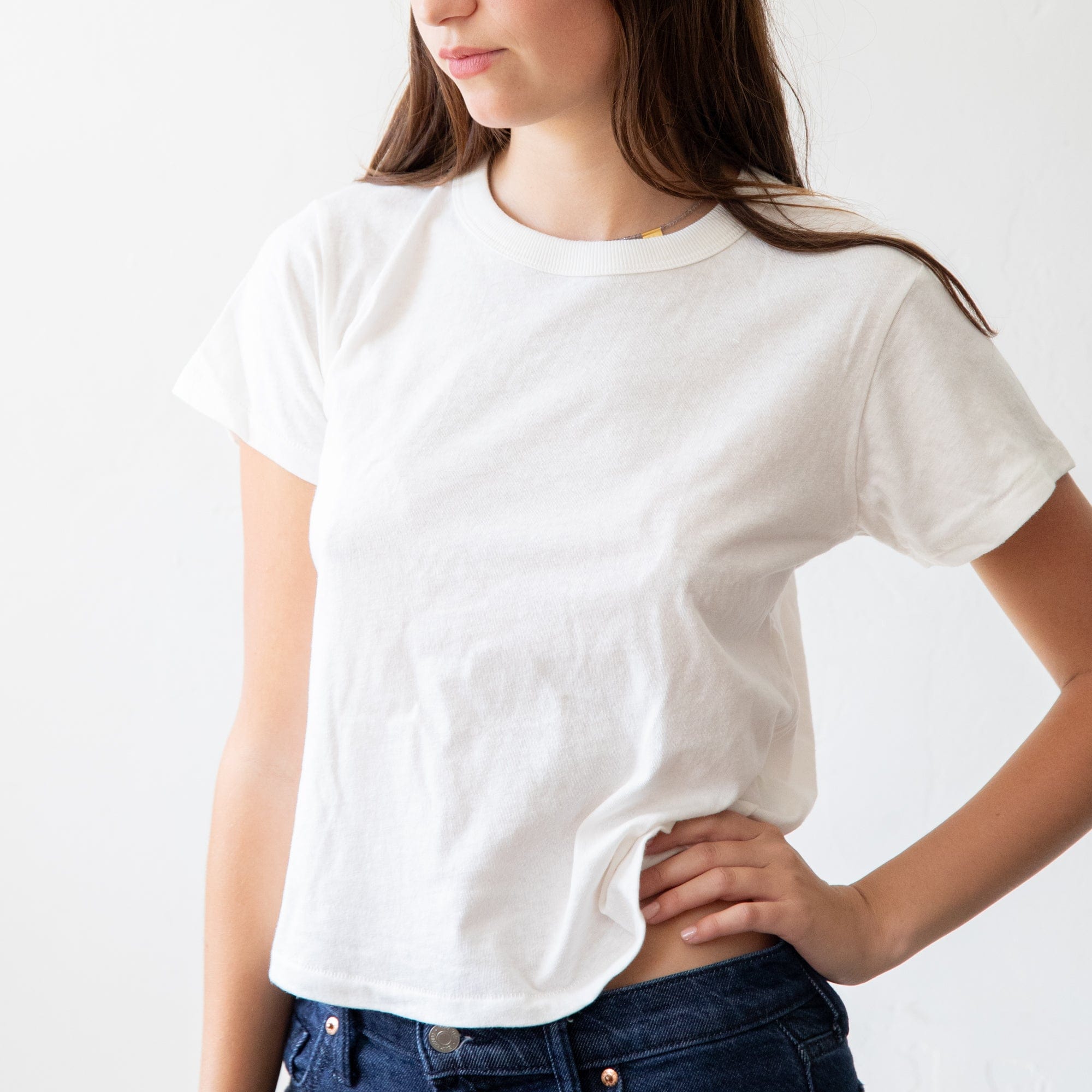 Denim Revival Tops The Perfect White Tee