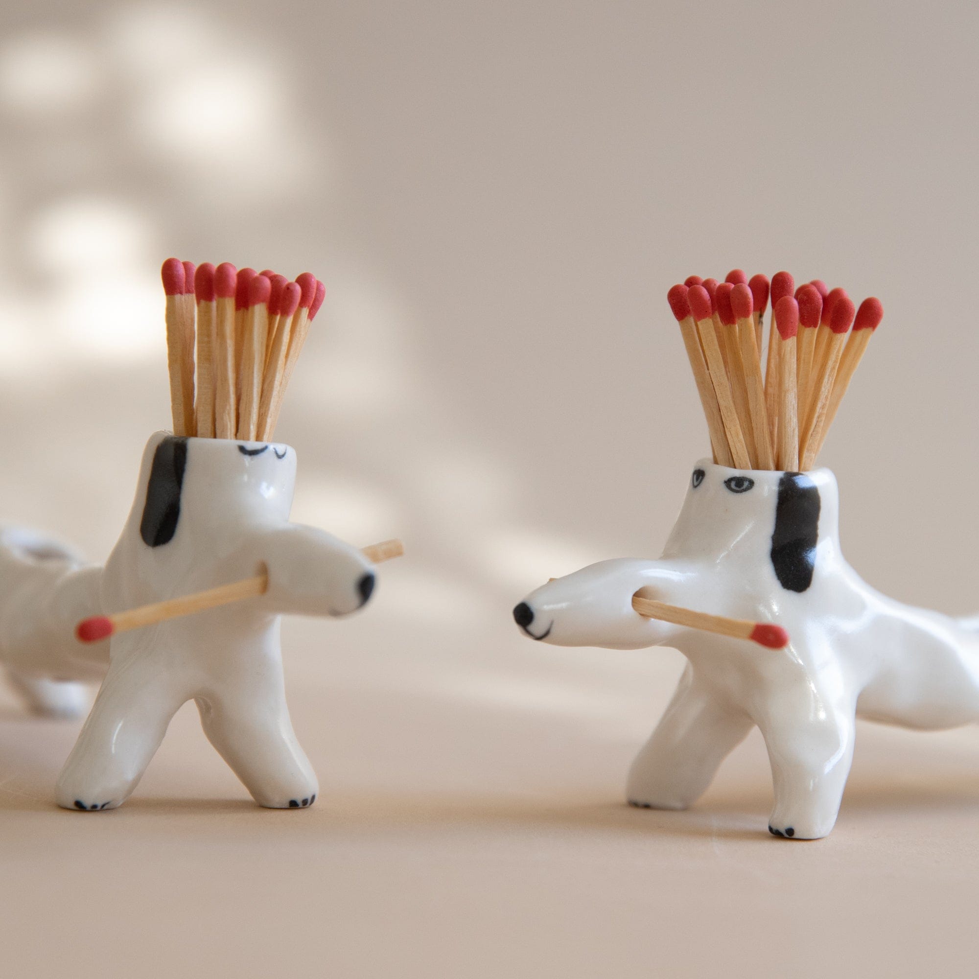 Eleonor Bostrom Ceramics Lighters + Matches Dog Match Striker