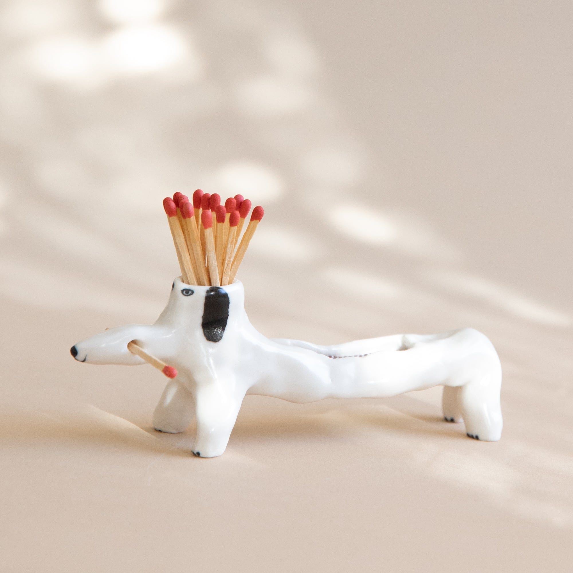 Eleonor Bostrom Ceramics Lighters + Matches Dog Match Striker