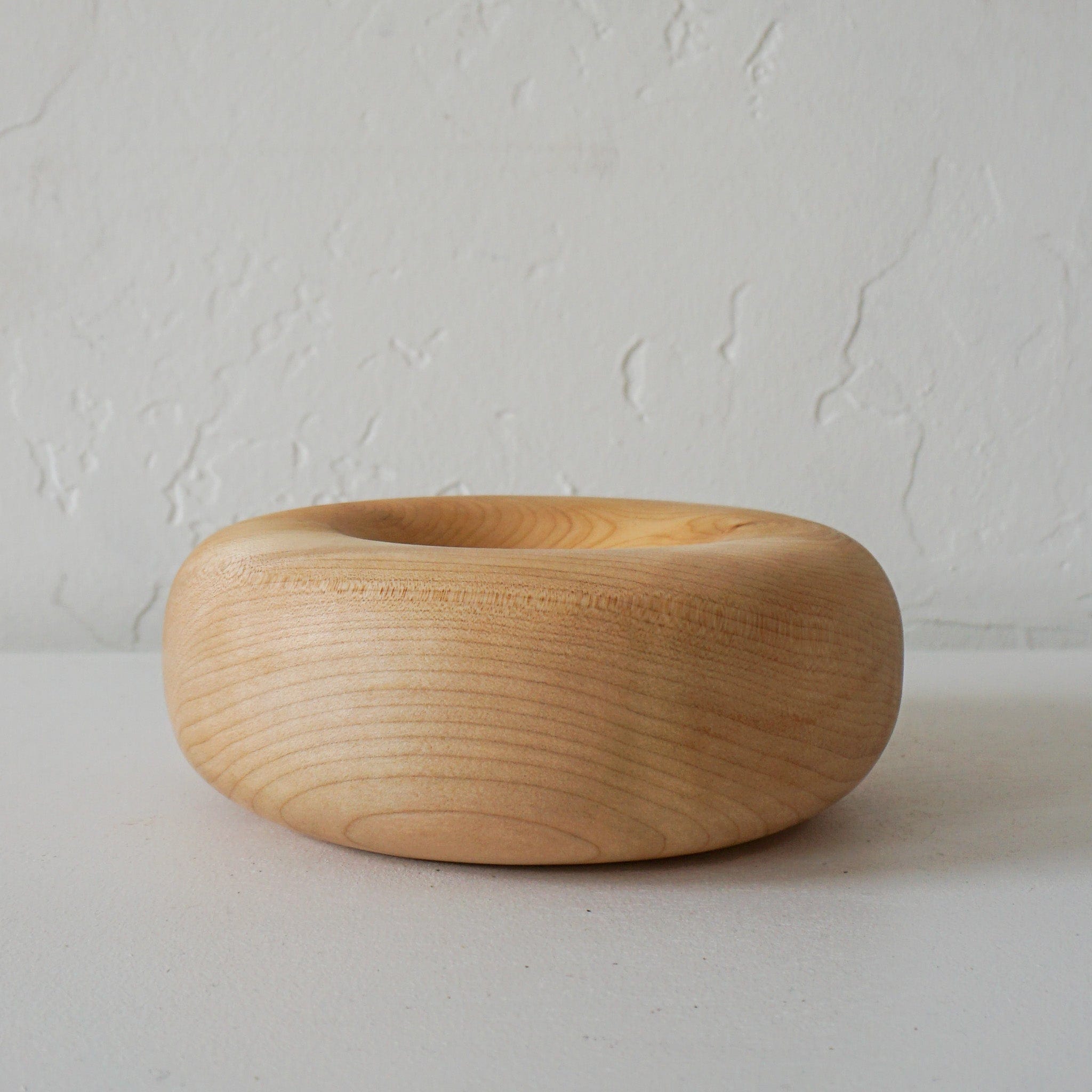 Elizabeth Mclauchlan Trays + Catchalls The Maple Donut Bowl