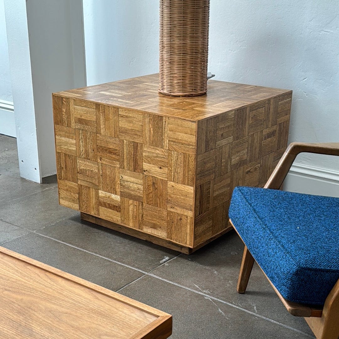 Eye Opener Patchwork Cube Table