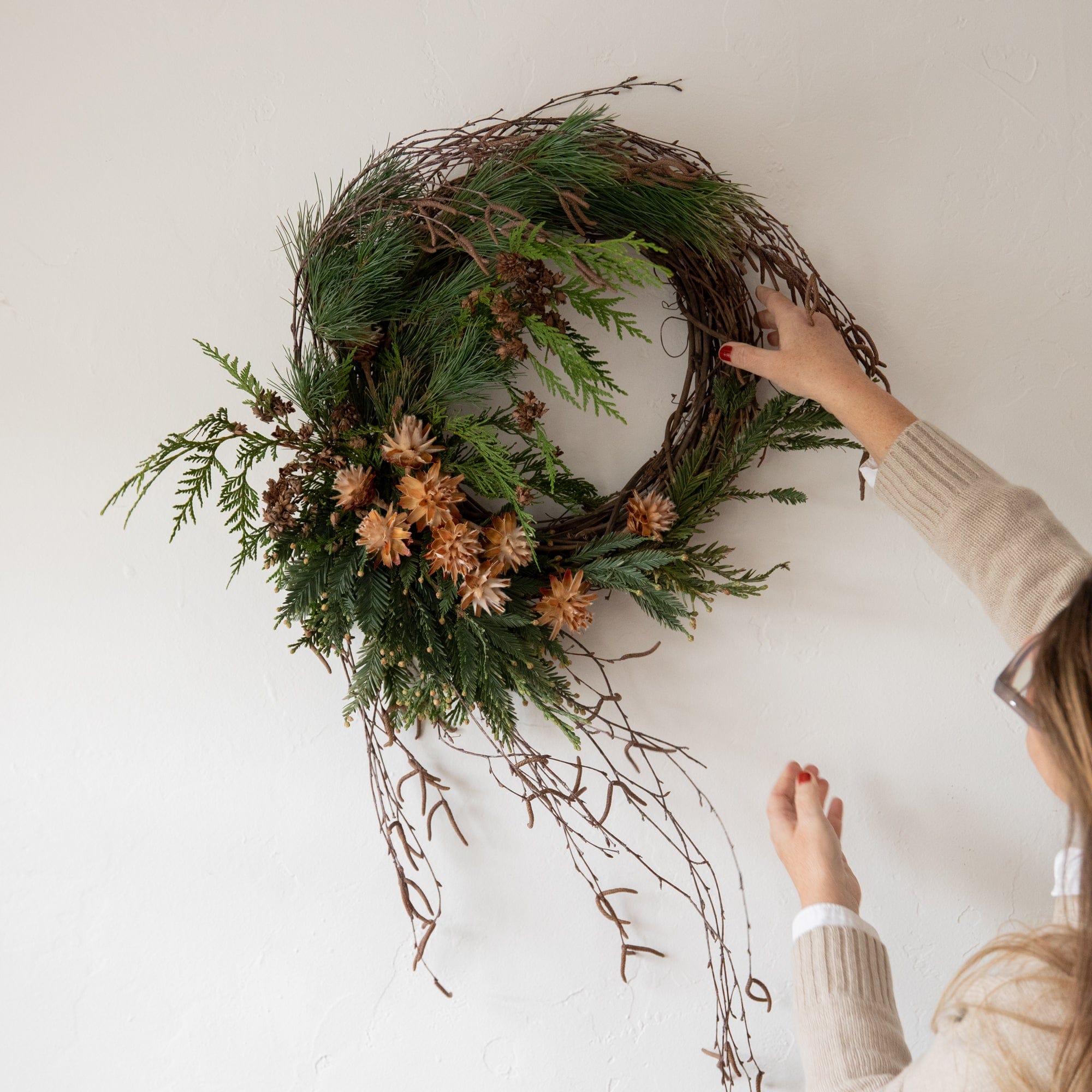 Fiore Seasonal Holiday Wreath Design by Fiore - Available for Pre-Order to Pick Up in Store