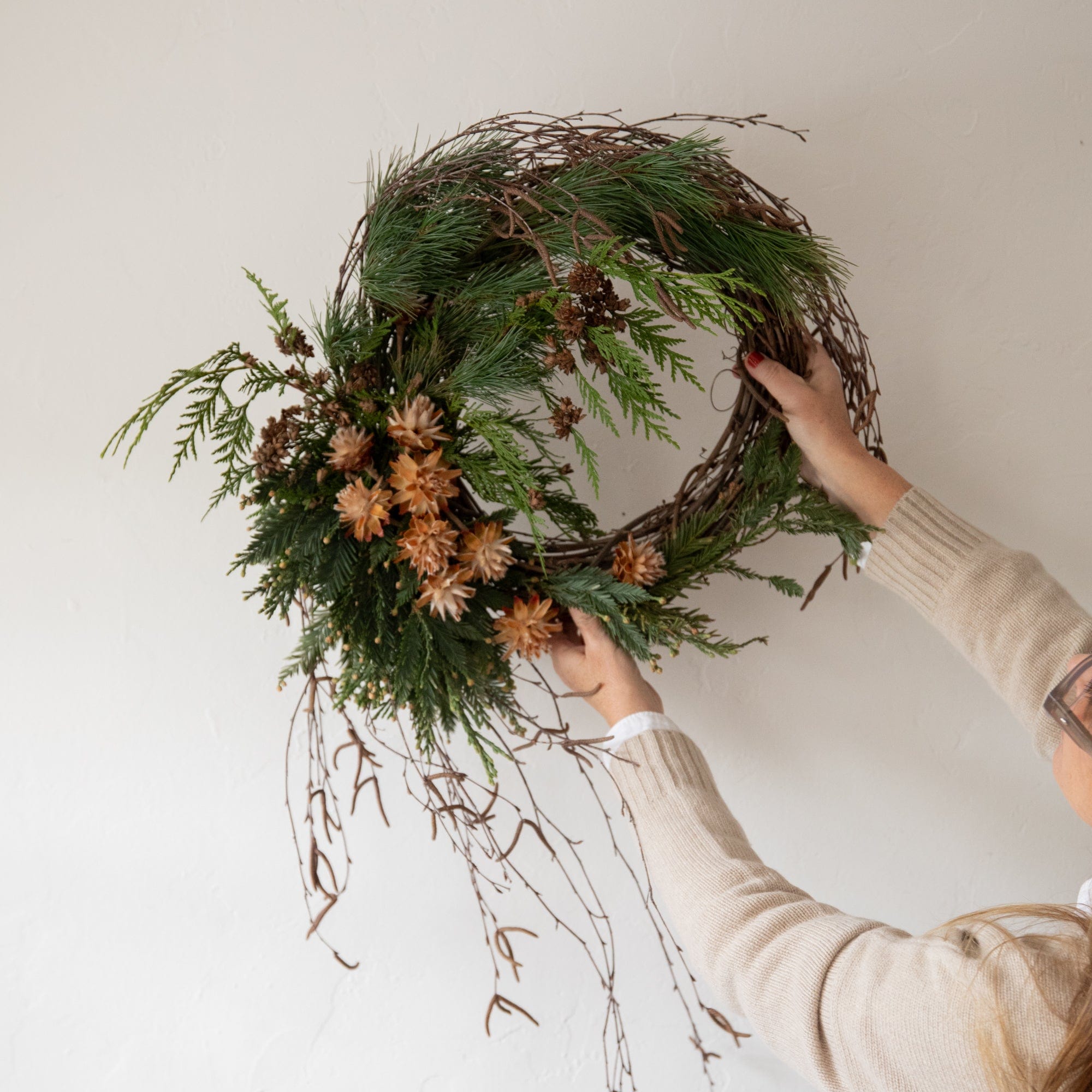 Fiore Seasonal Holiday Wreath Design by Fiore - Available for Pre-Order to Pick Up in Store