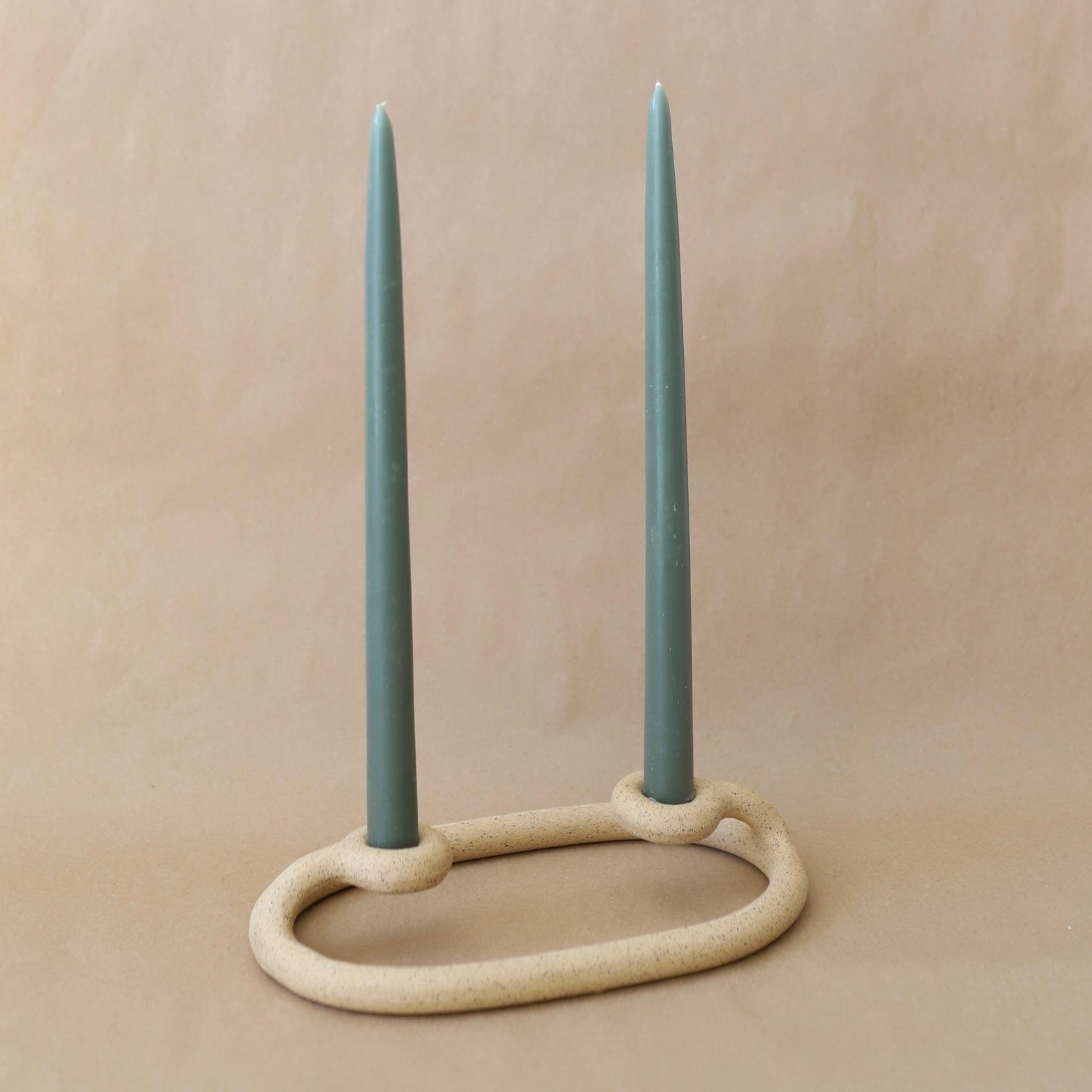 Floral Society Tapers Moss / 9" Taper Candles by Floral Society