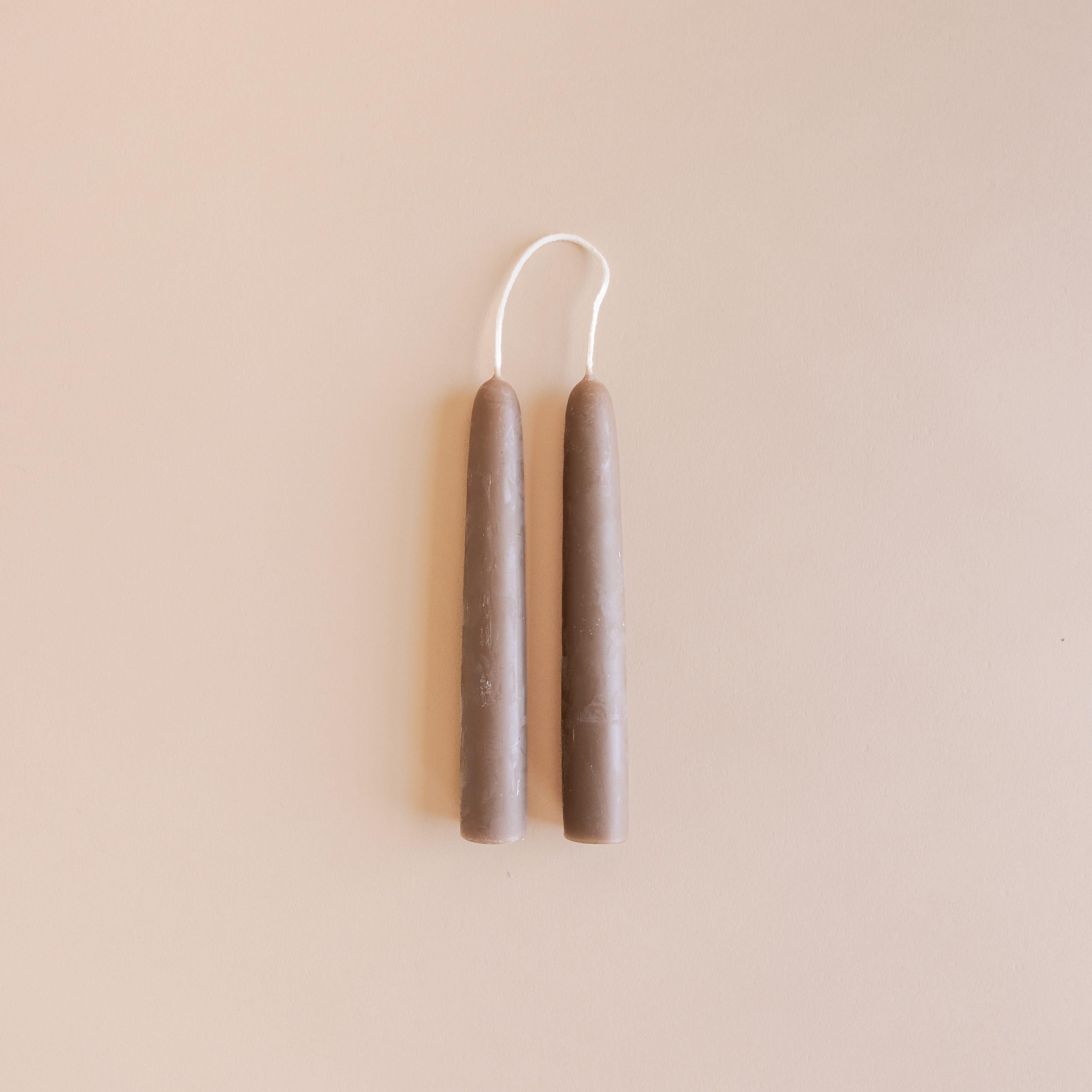 Floral Society Tapers Mushroom / 6" Beeswax Taper Candles by Floral Society