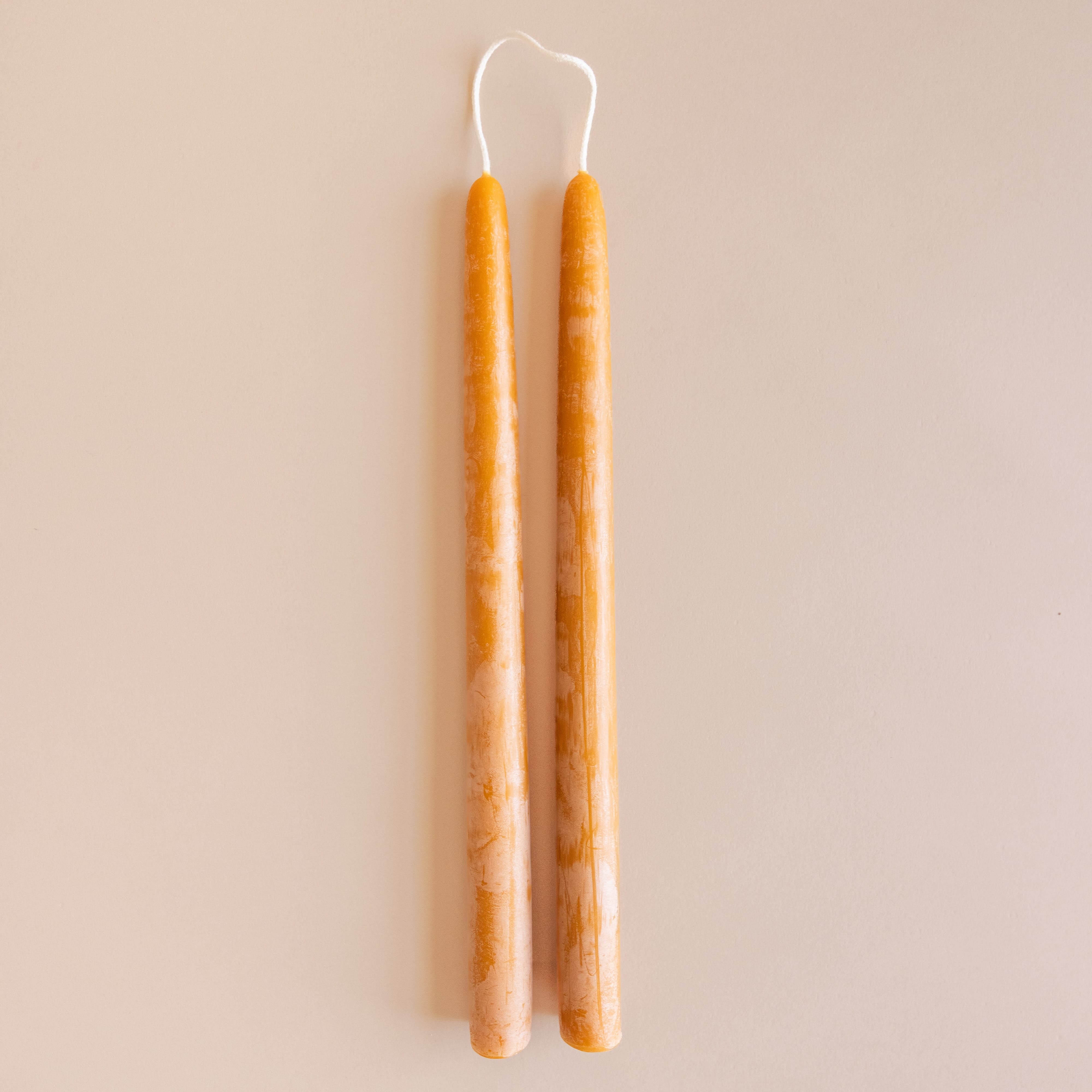 Floral Society Tapers Ochre / 12" Beeswax Taper Candles by Floral Society