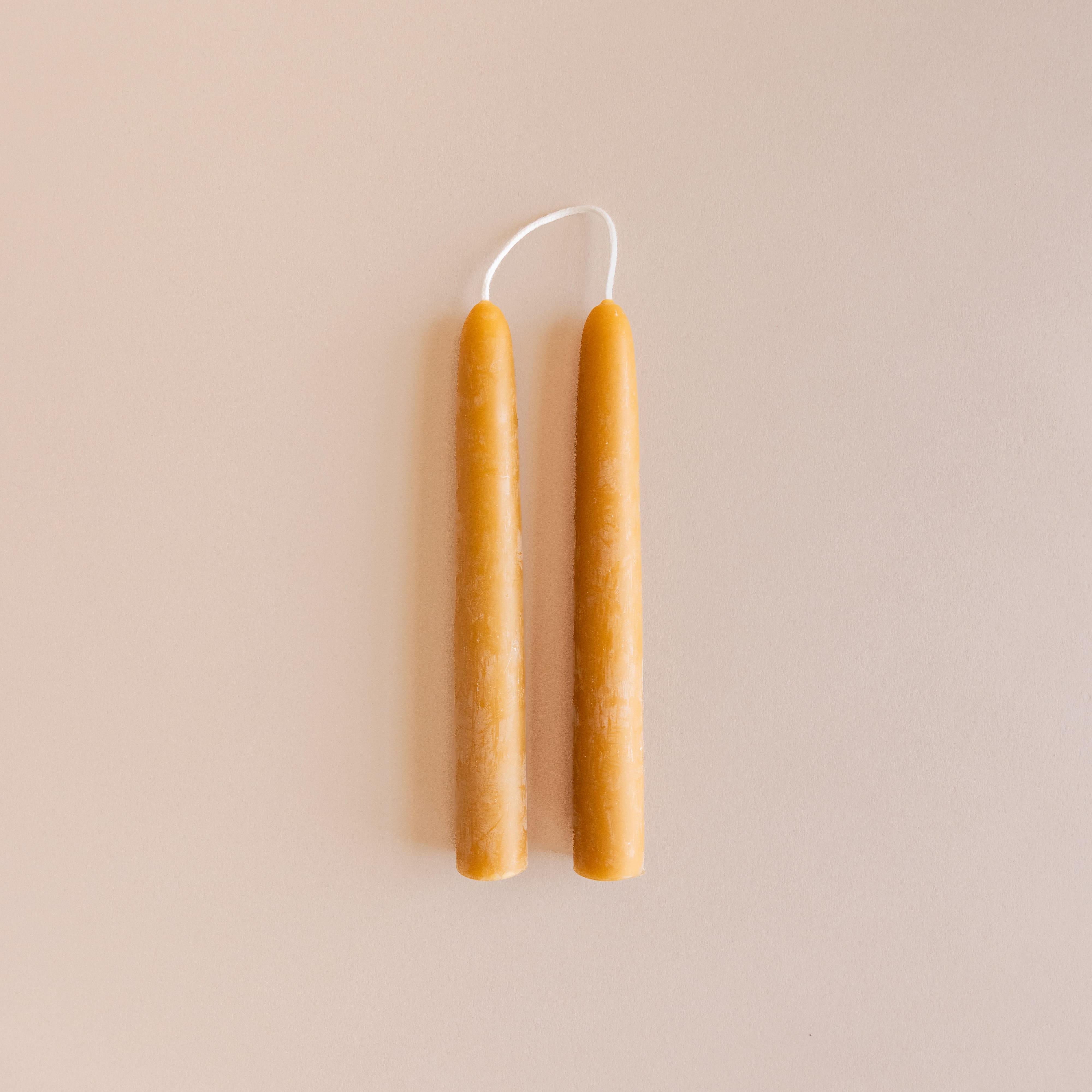 Floral Society Tapers Ochre / 6" Beeswax Taper Candles by Floral Society