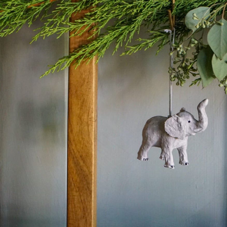 FOG LINEN Decor Elephant Ornament