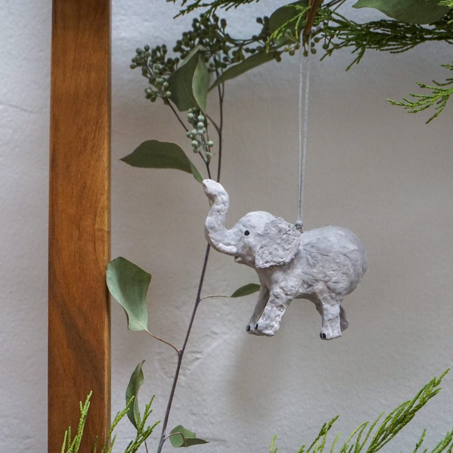 FOG LINEN Decor Elephant Ornament