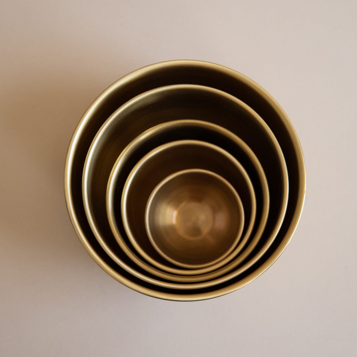 FOG LINEN Trays + Catchalls Brass Bowls