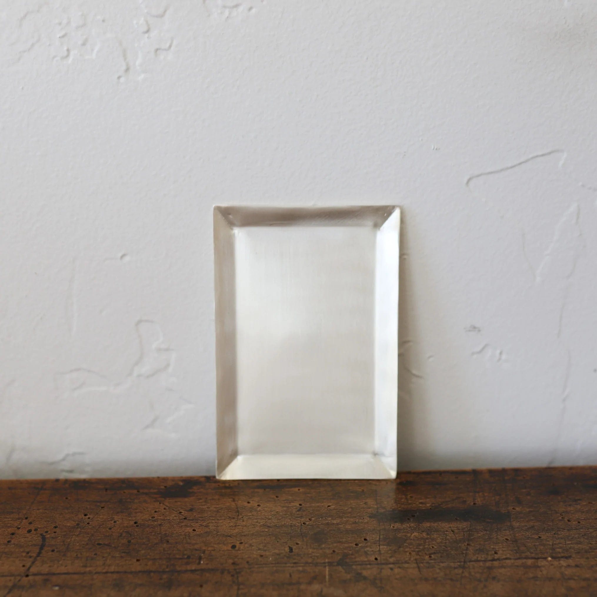 FOG LINEN Trays + Catchalls Silver Plate Rectangle