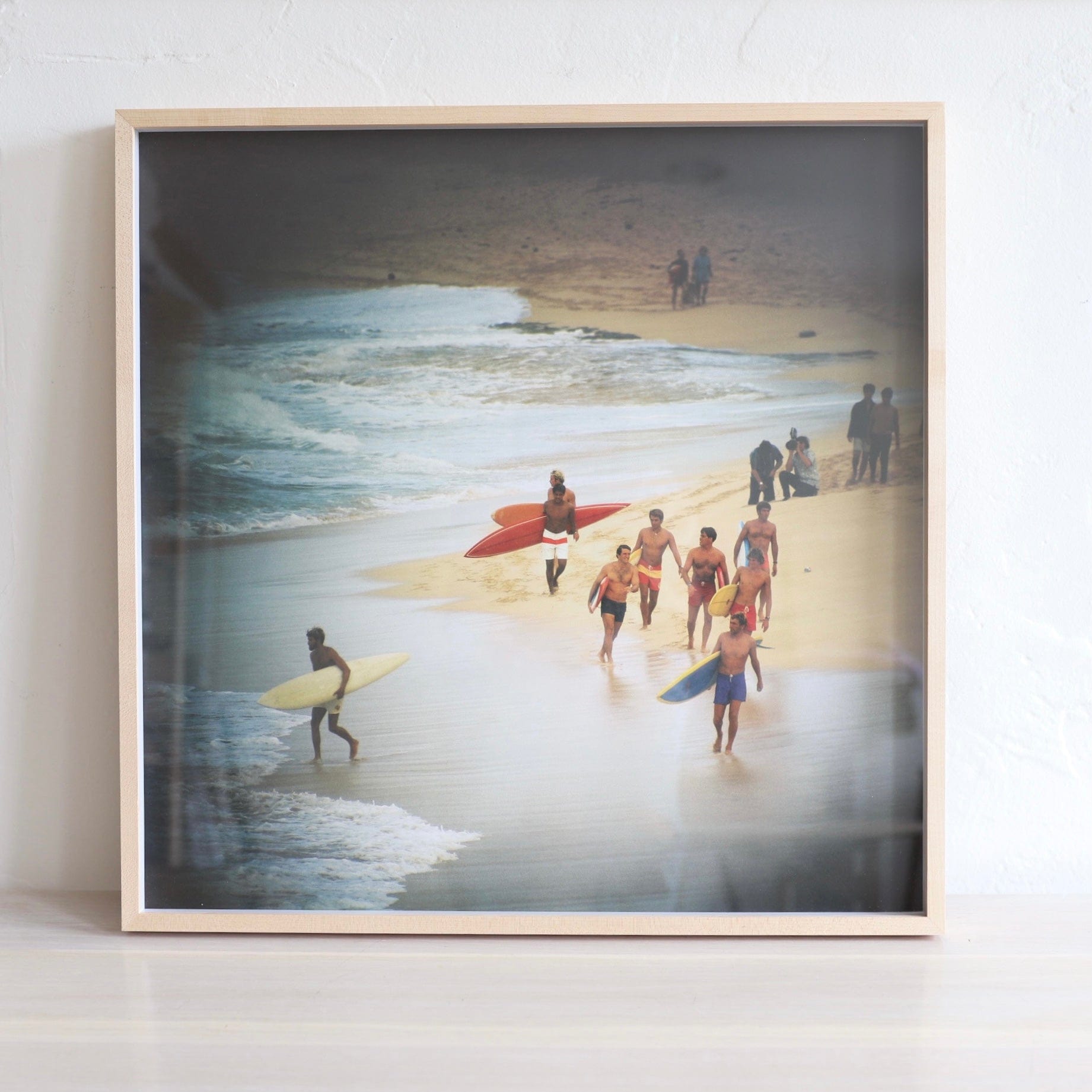 Framed Poster "Duke Contest Finalists," Sunset Beach, 1968 by Leroy Grannis - +COOP