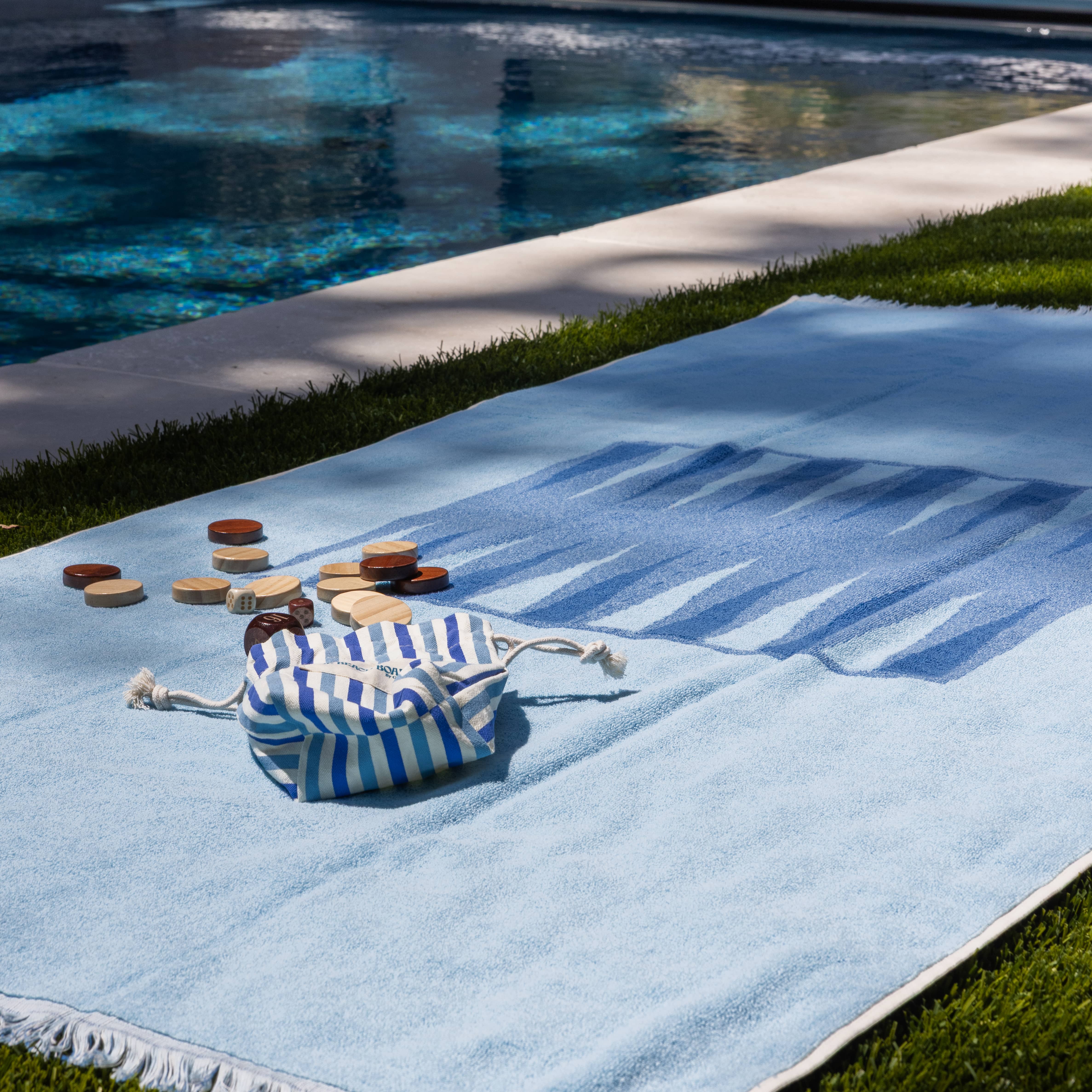 G. McGee Games Backgammon Beach Towel
