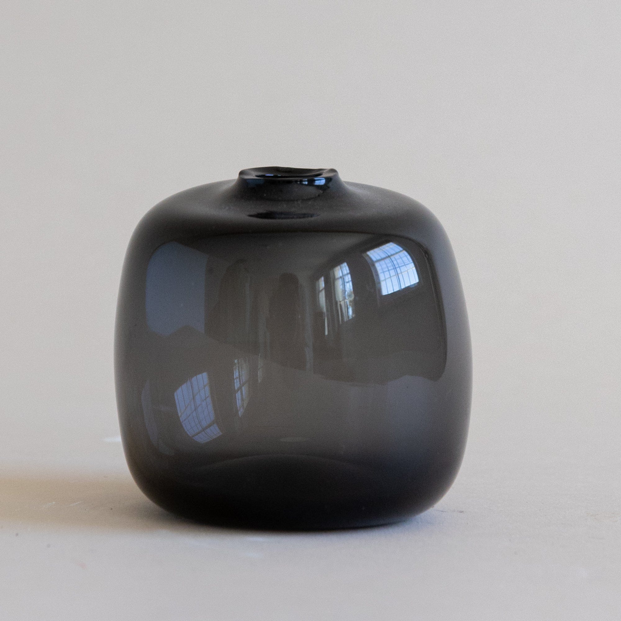 Gary Bodker Bud Vase Charcoal Round Little Gem Bud Vase