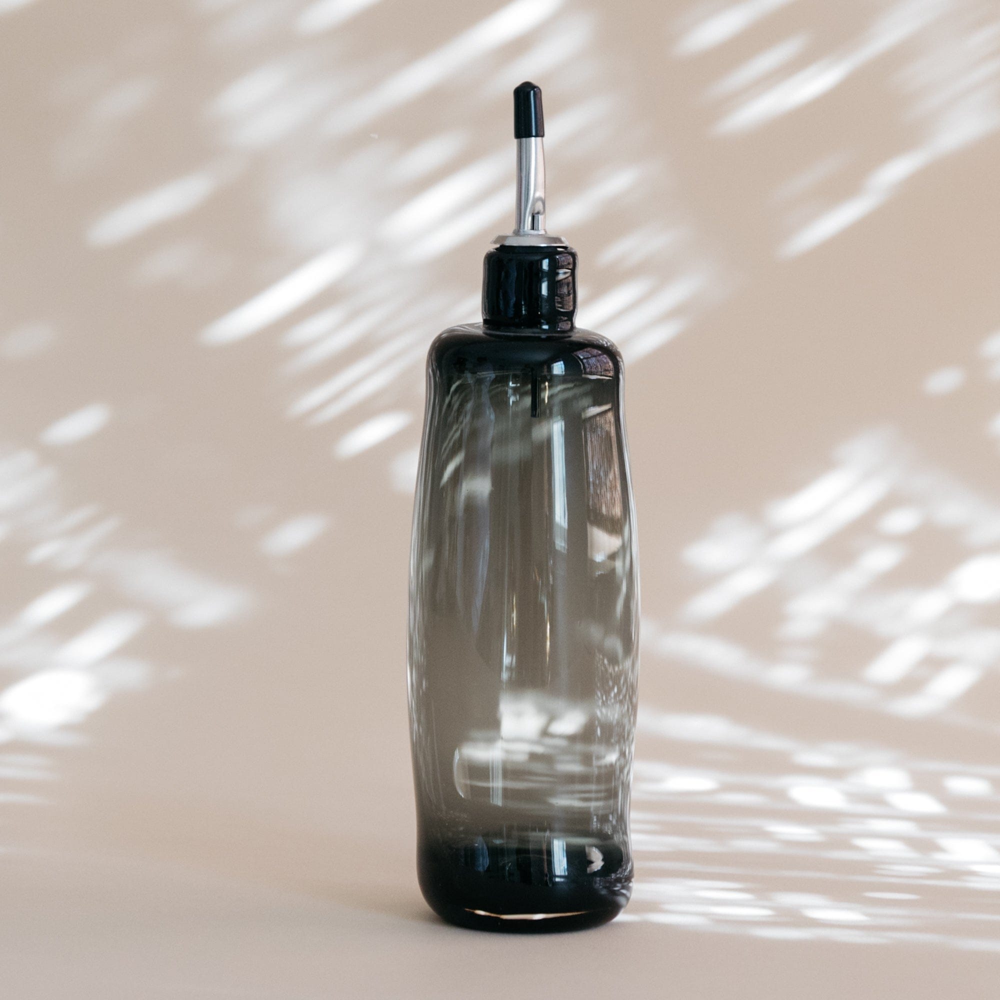 Gary Bodker Cooking + Utensils Tall / Charcoal Hand-blown Glass Oil Cruet