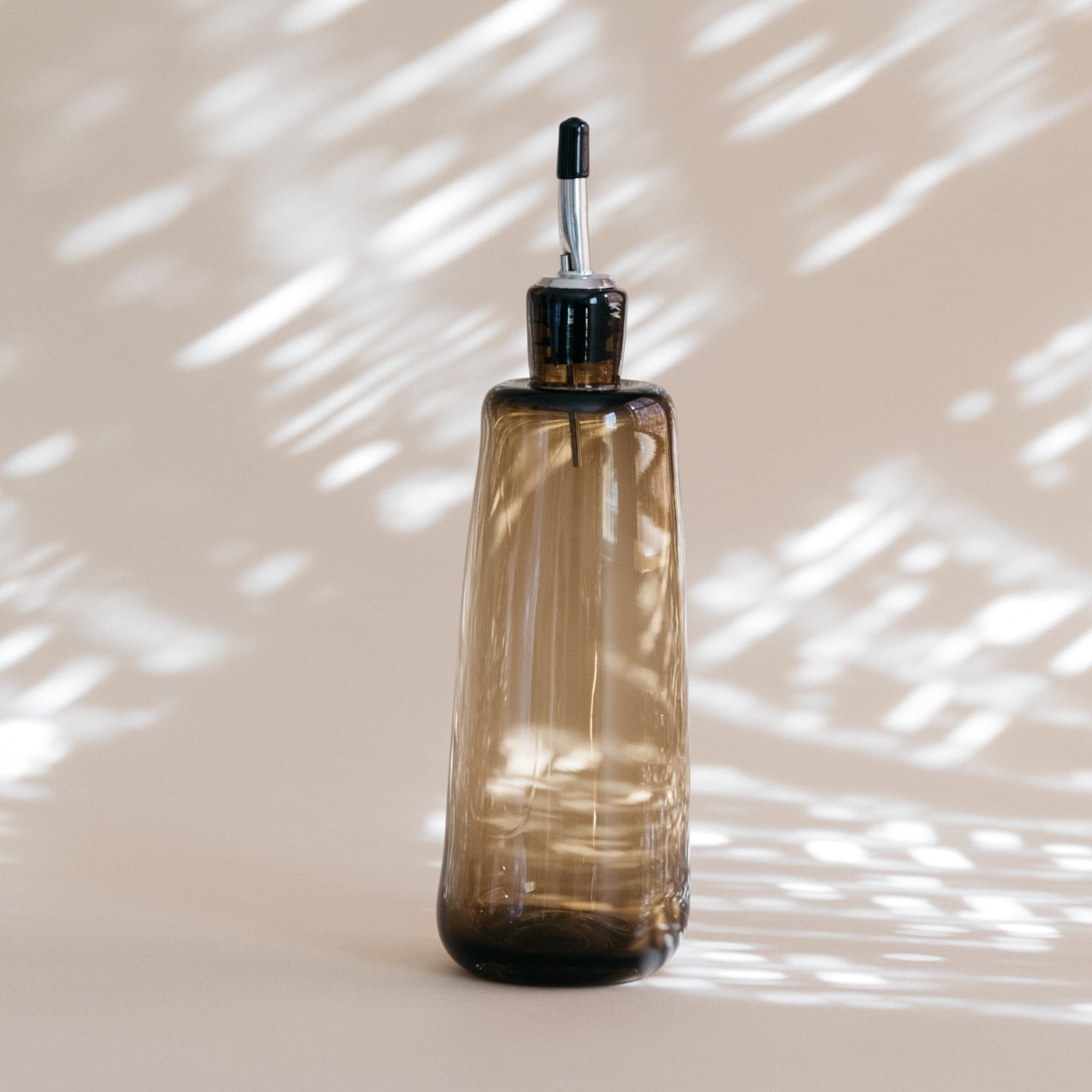 Gary Bodker Cooking + Utensils Tall / Wheat Hand-blown Glass Oil Cruet