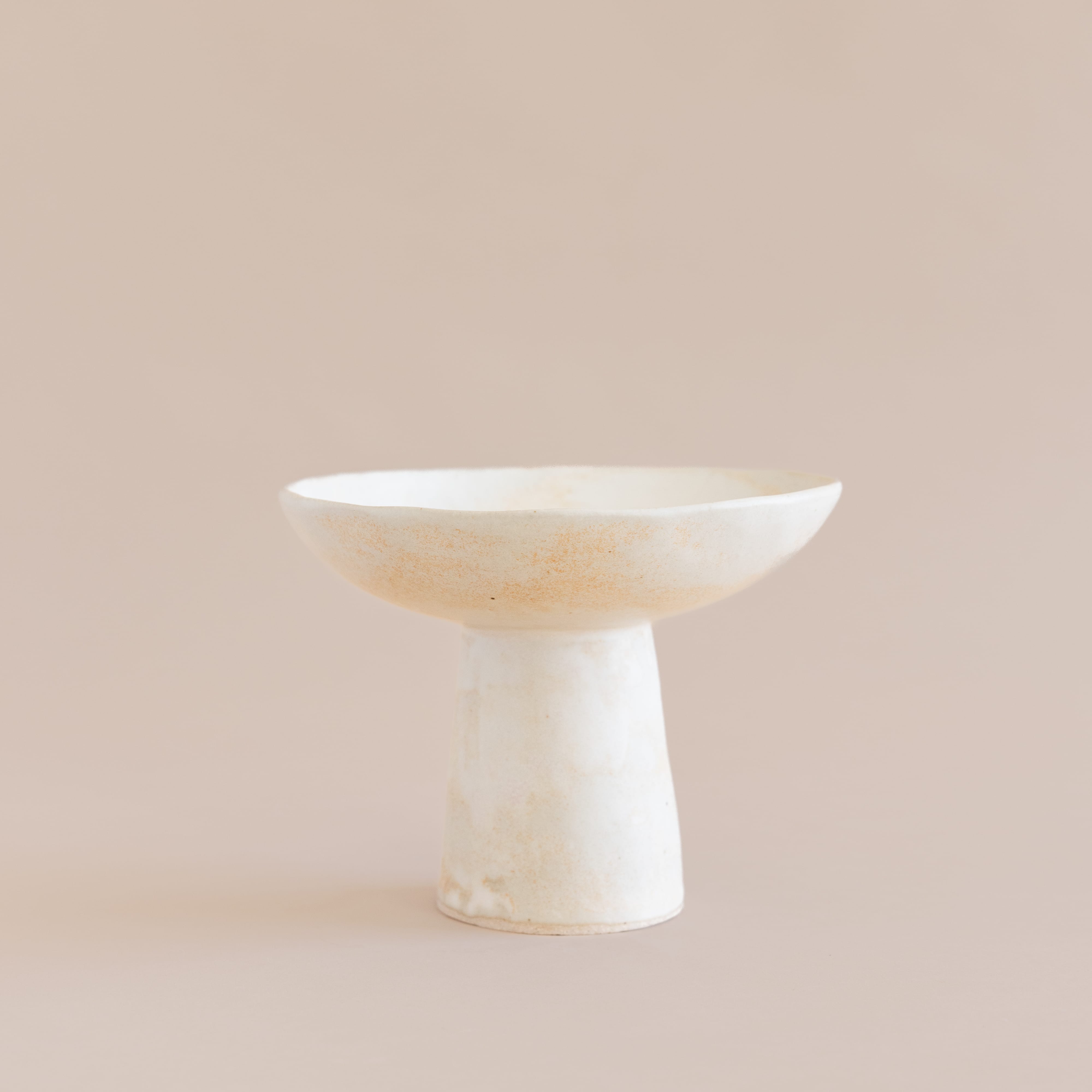 Gerin Del Carmen Trays + Catchalls Hand-Formed Pedestal Bowl