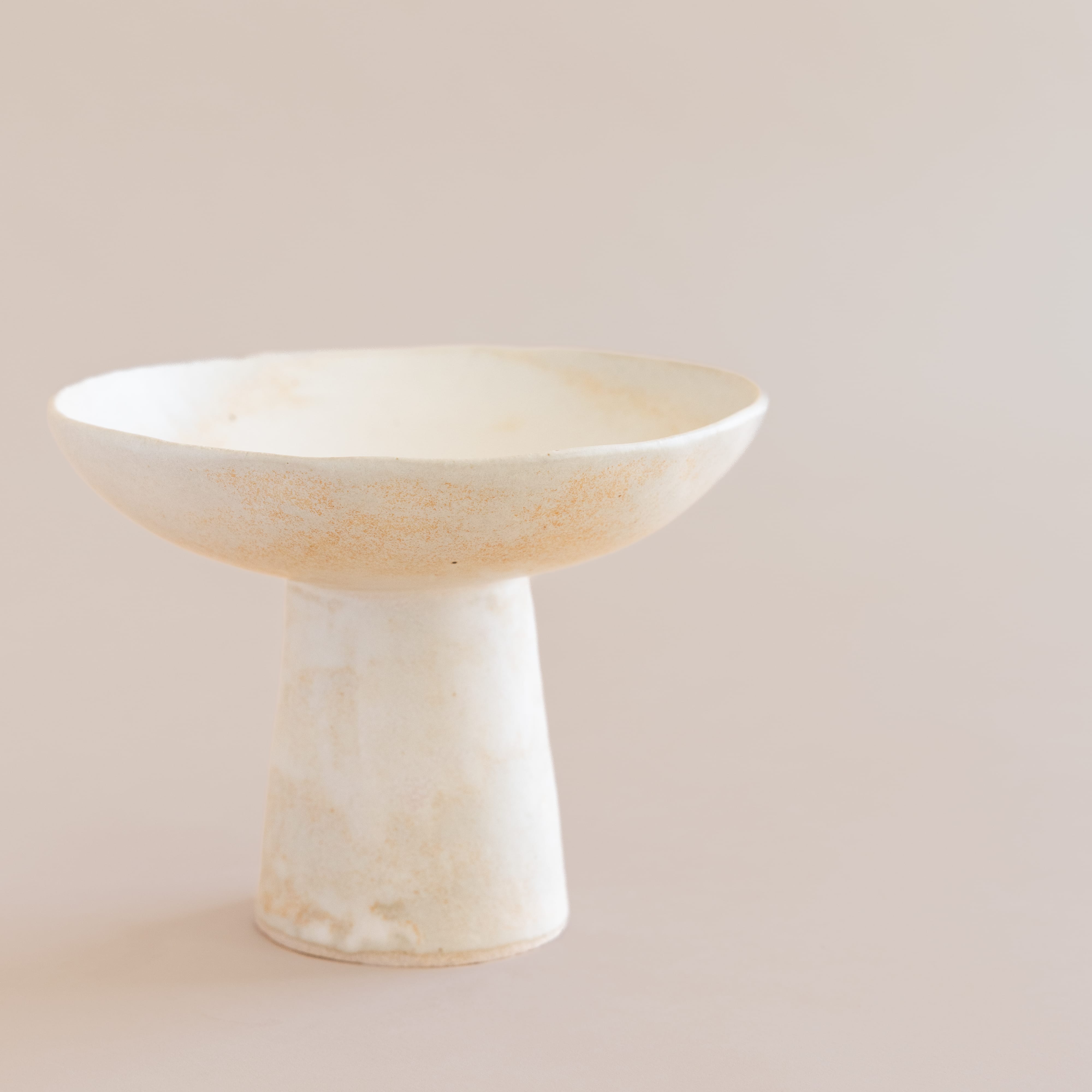 Gerin Del Carmen Trays + Catchalls Hand-Formed Pedestal Bowl
