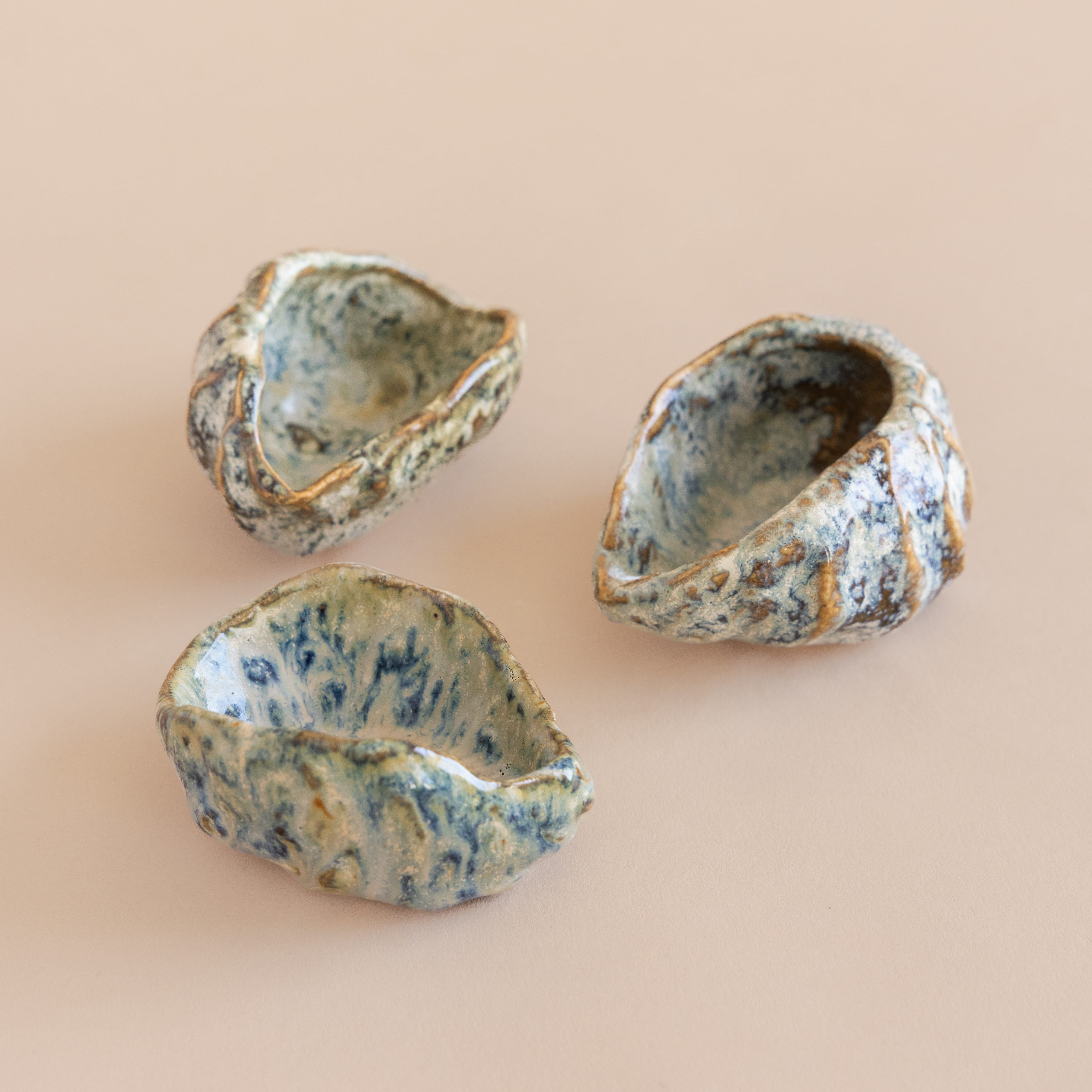 Gerin Del Carmen Trays + Catchalls Seaglass Oyster Dish