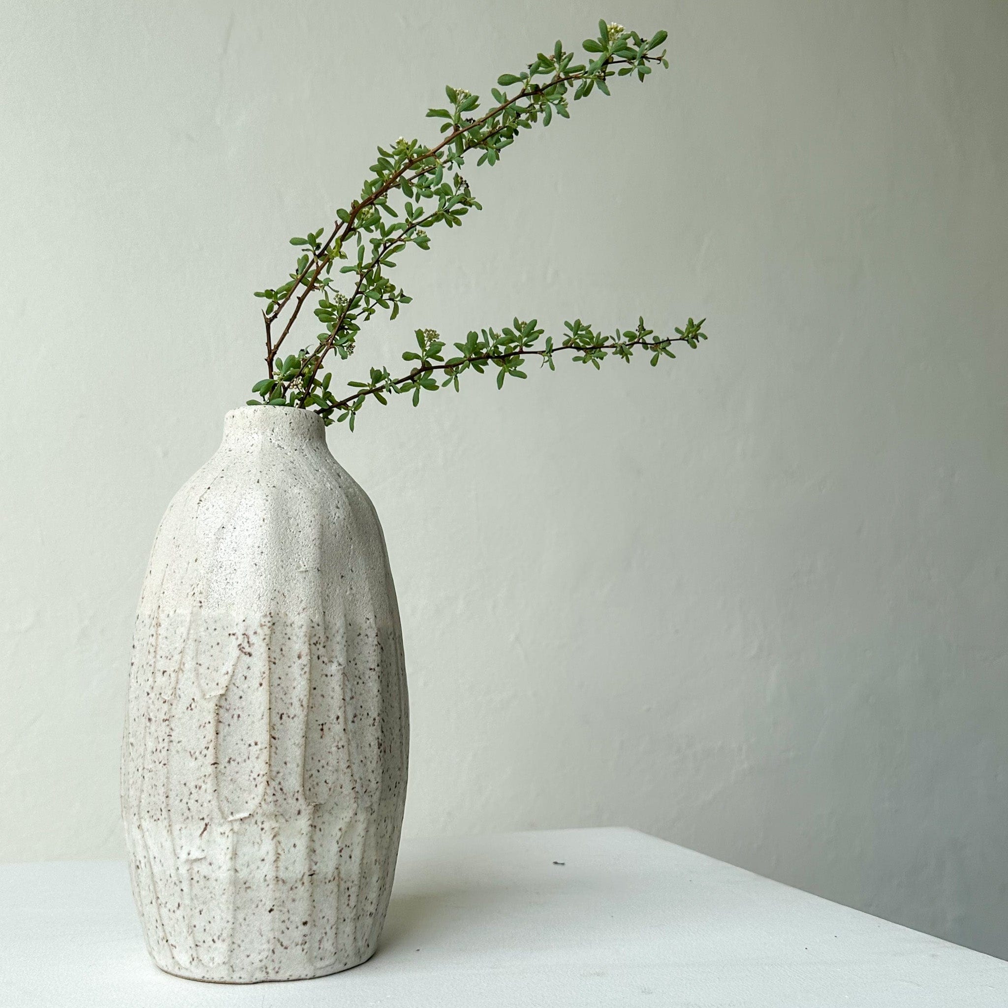 Gina Desantis Ceramics Bud Vase Textured Vase