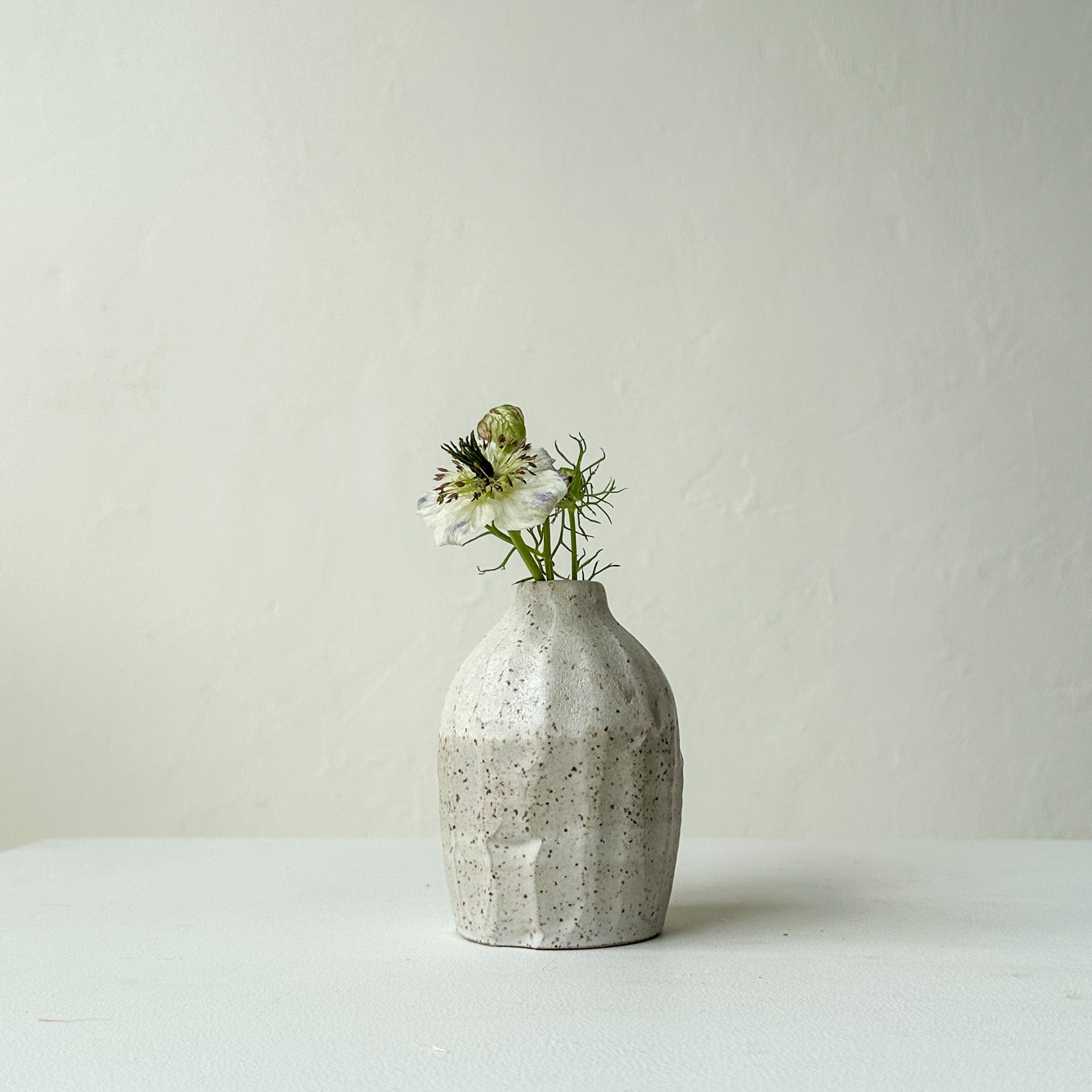 Gina Desantis Ceramics Bud Vase Textured Vase