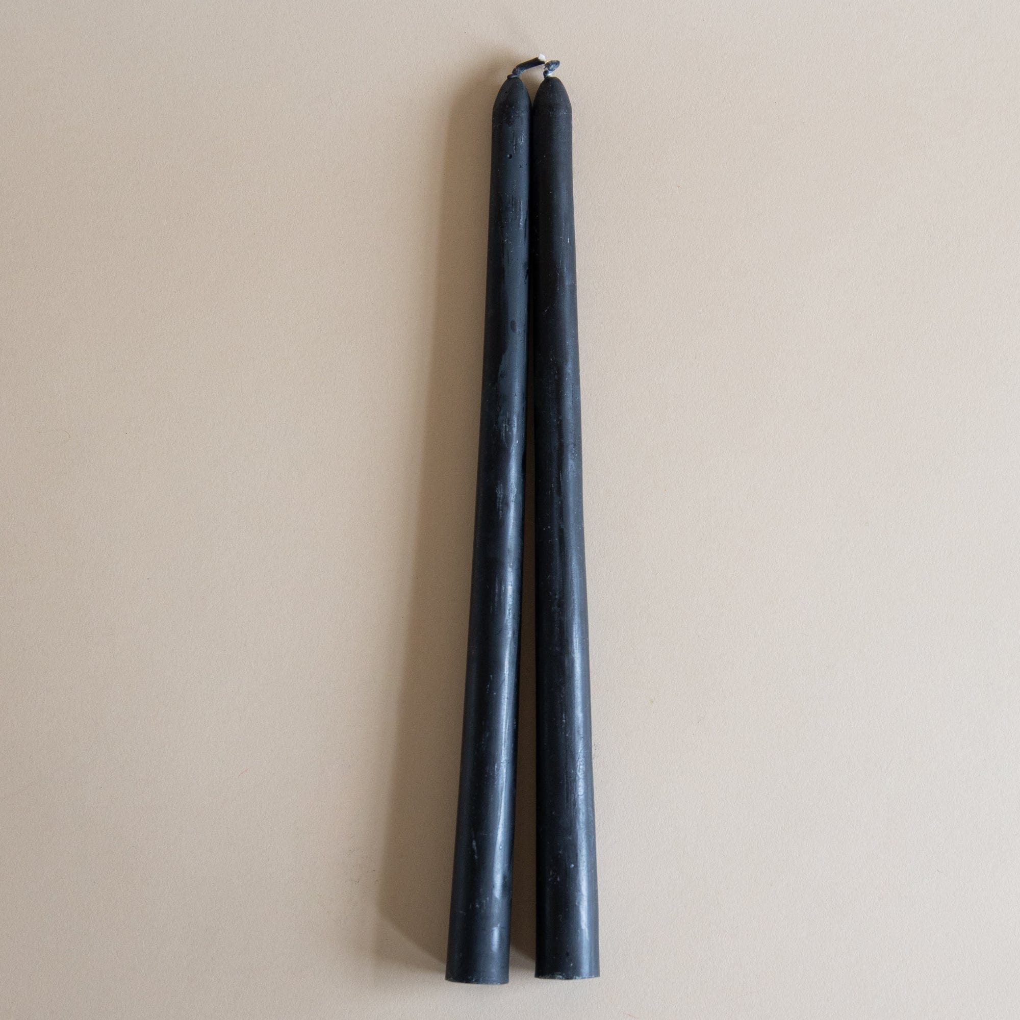 GREENTREE CANDLES Tapers 12 Taper Candles in Black by Greentree