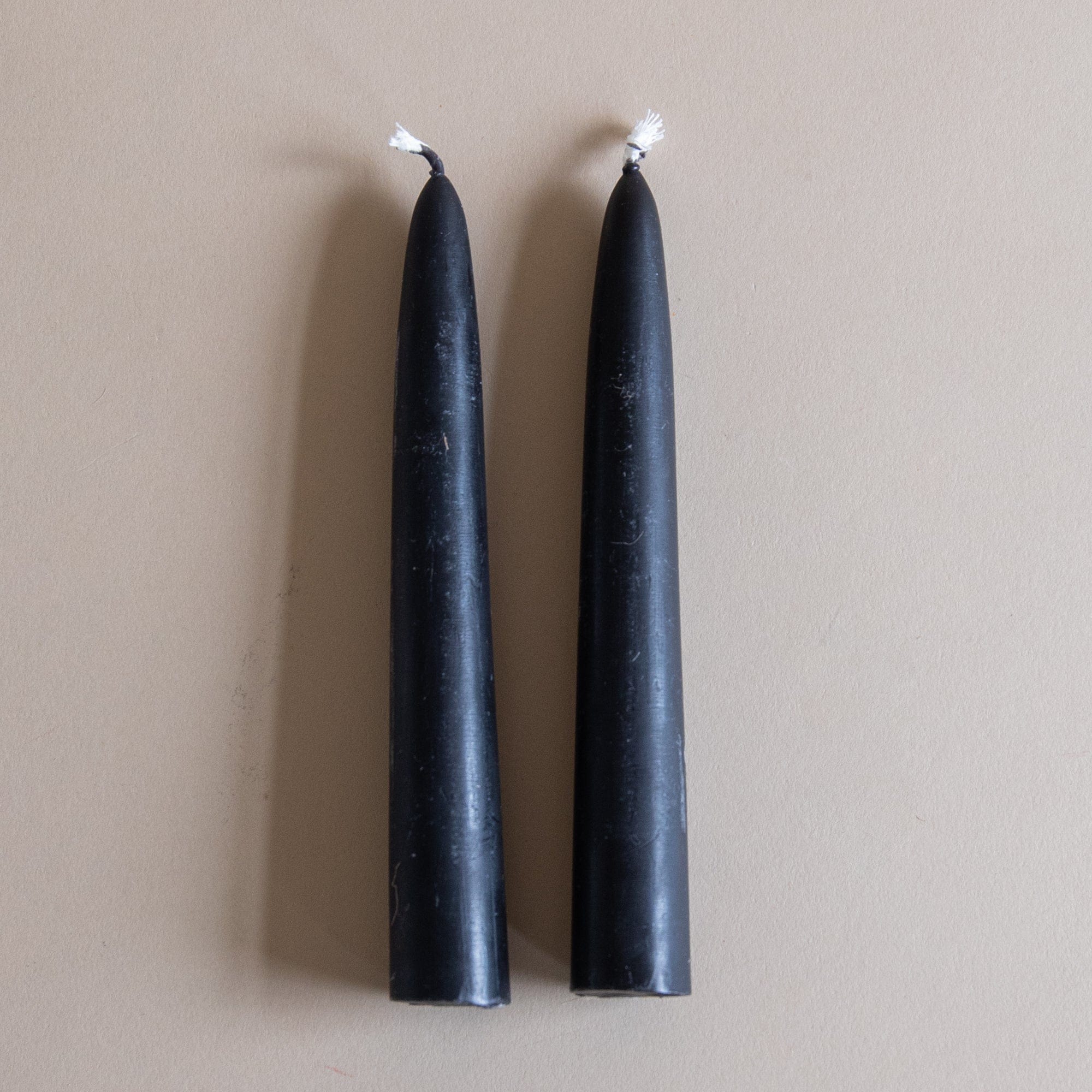 GREENTREE CANDLES Tapers 6 Taper Candles in Black by Greentree