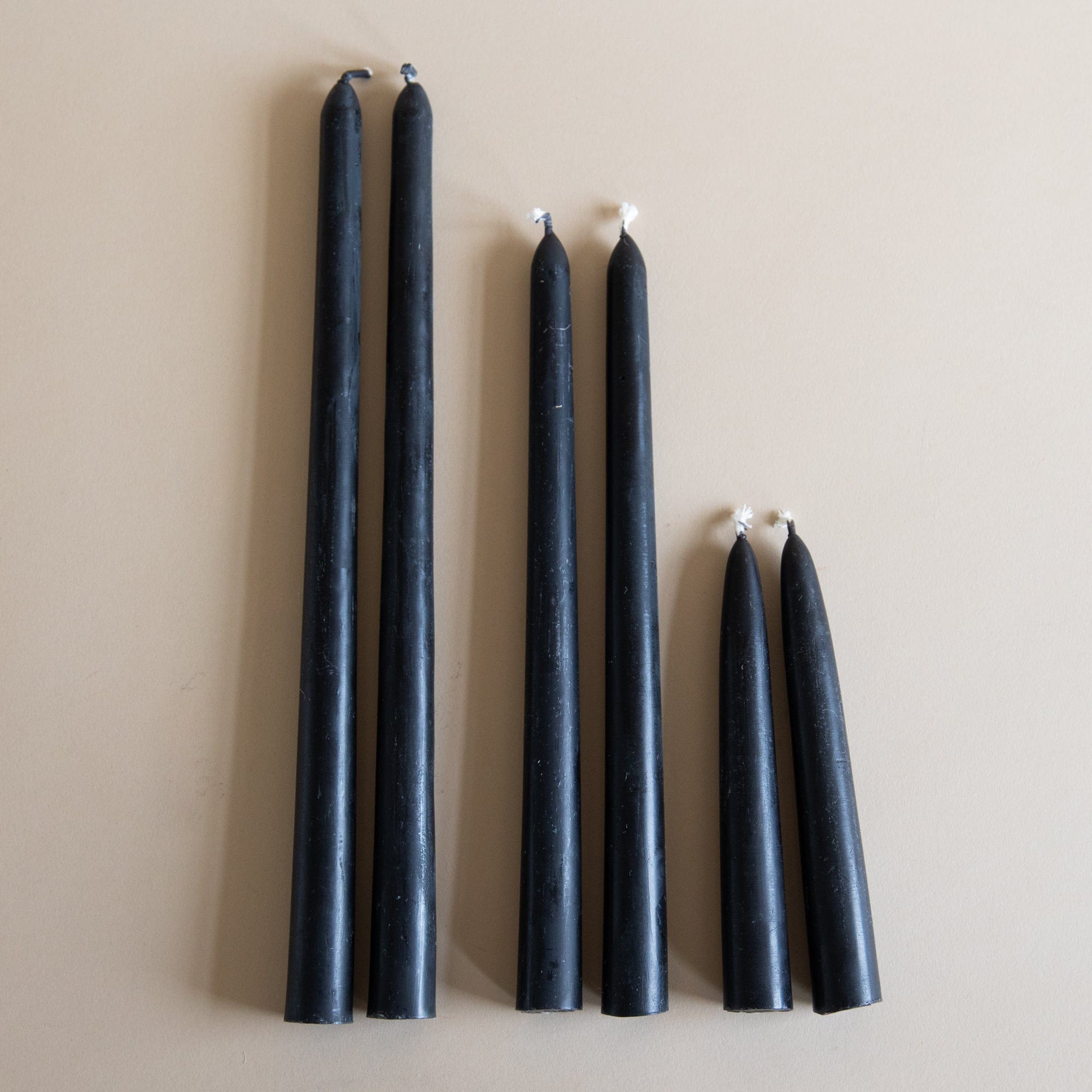 GREENTREE CANDLES Tapers Black / 10" Taper Candles by Greentree