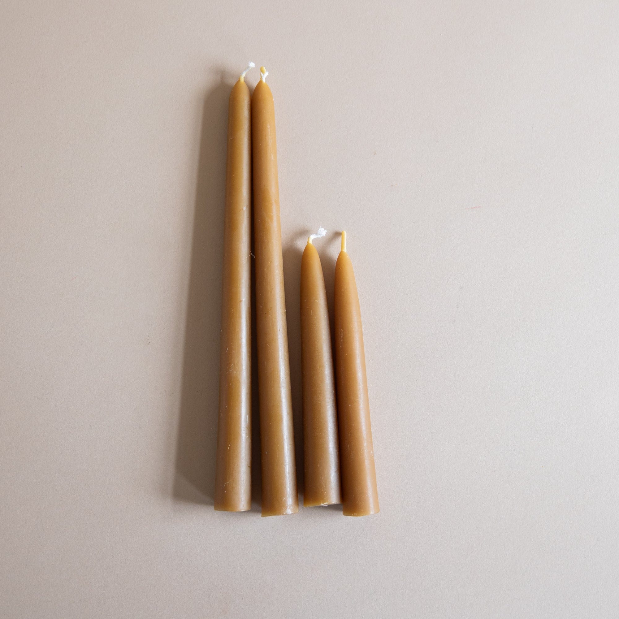 GREENTREE CANDLES Tapers Burnt Amber / 10" Taper Candles by Greentree