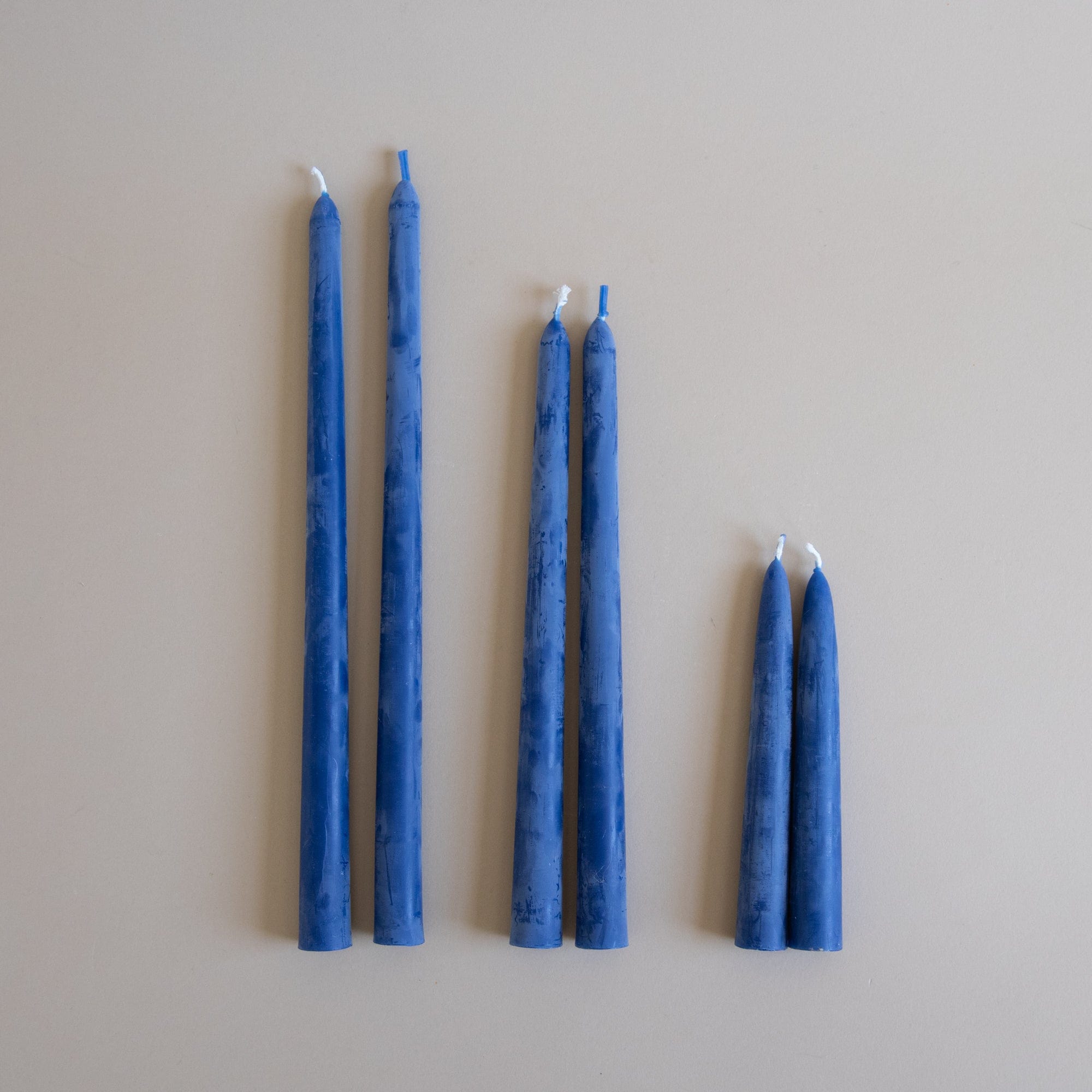 GREENTREE CANDLES Tapers Taper Candles in Cobalt by Greentree