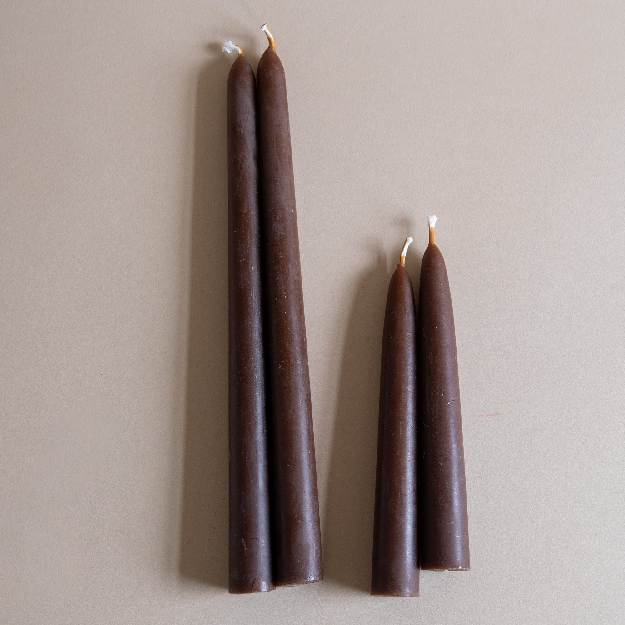 GREENTREE CANDLES Tapers Taper Candles in Espresso by Greentree