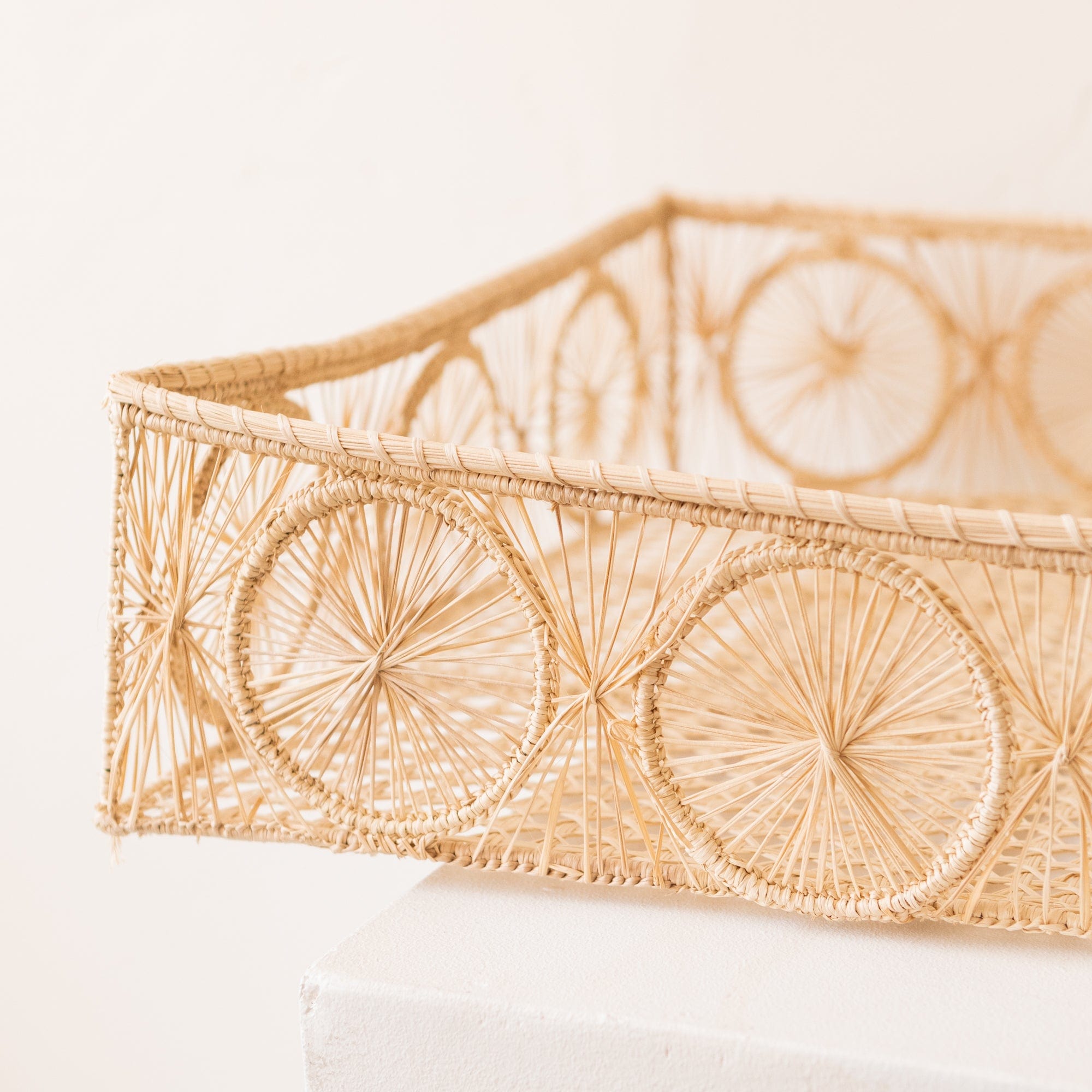 Guanabana Baskets Woven Tray Rectangle