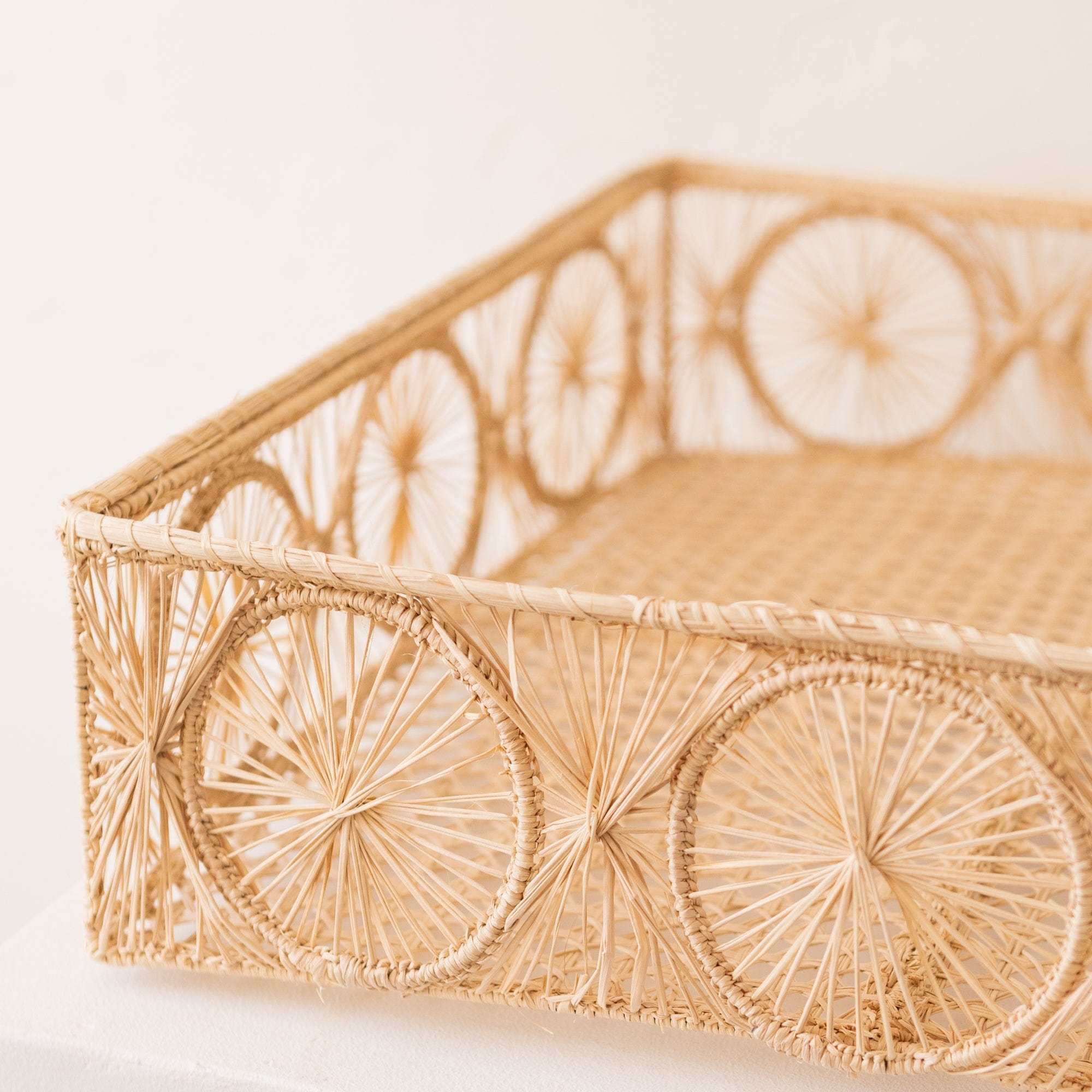 Guanabana Baskets Woven Tray Square