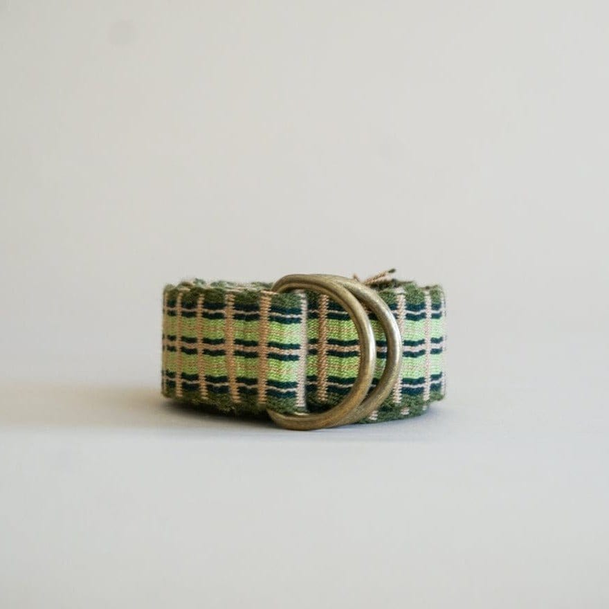 Guanabana Belts Green/Pink Braided Belt