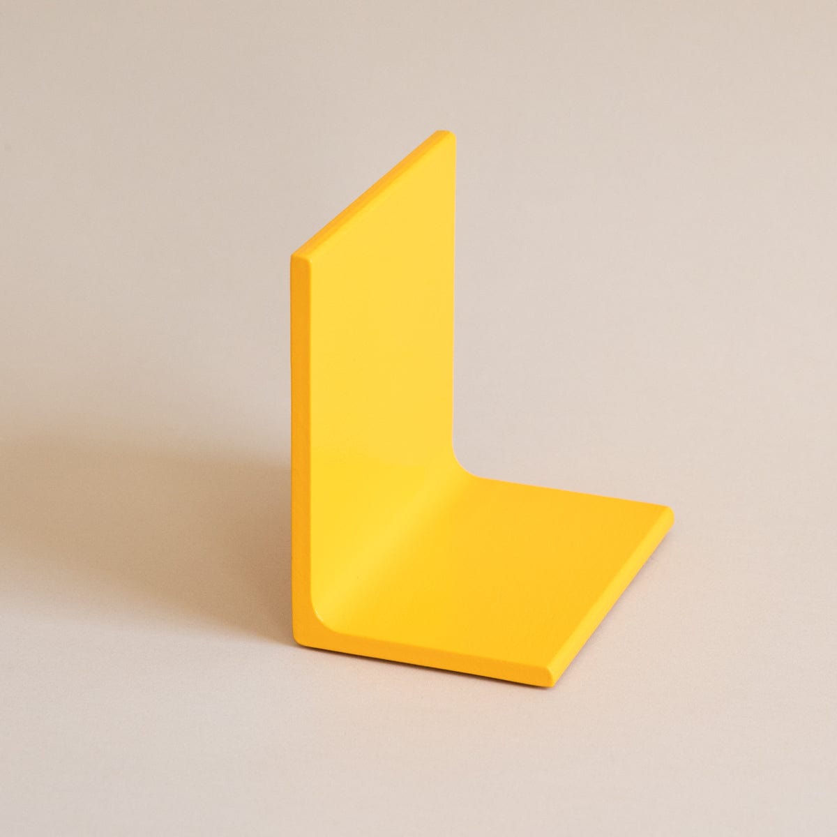 Hannah Beatrice Quinn Bookends L Mid Steel Bookends in Yellow