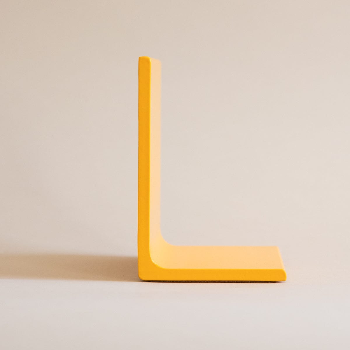 Hannah Beatrice Quinn Bookends L Tall Steel Bookends in Yellow