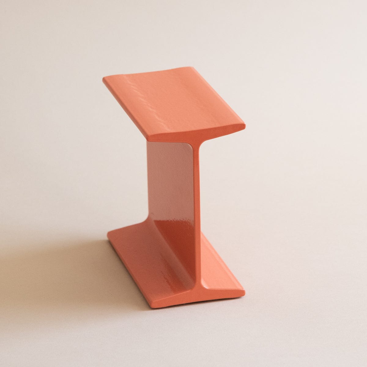 Hannah Beatrice Quinn Bookends Steel Bookends in Salmon