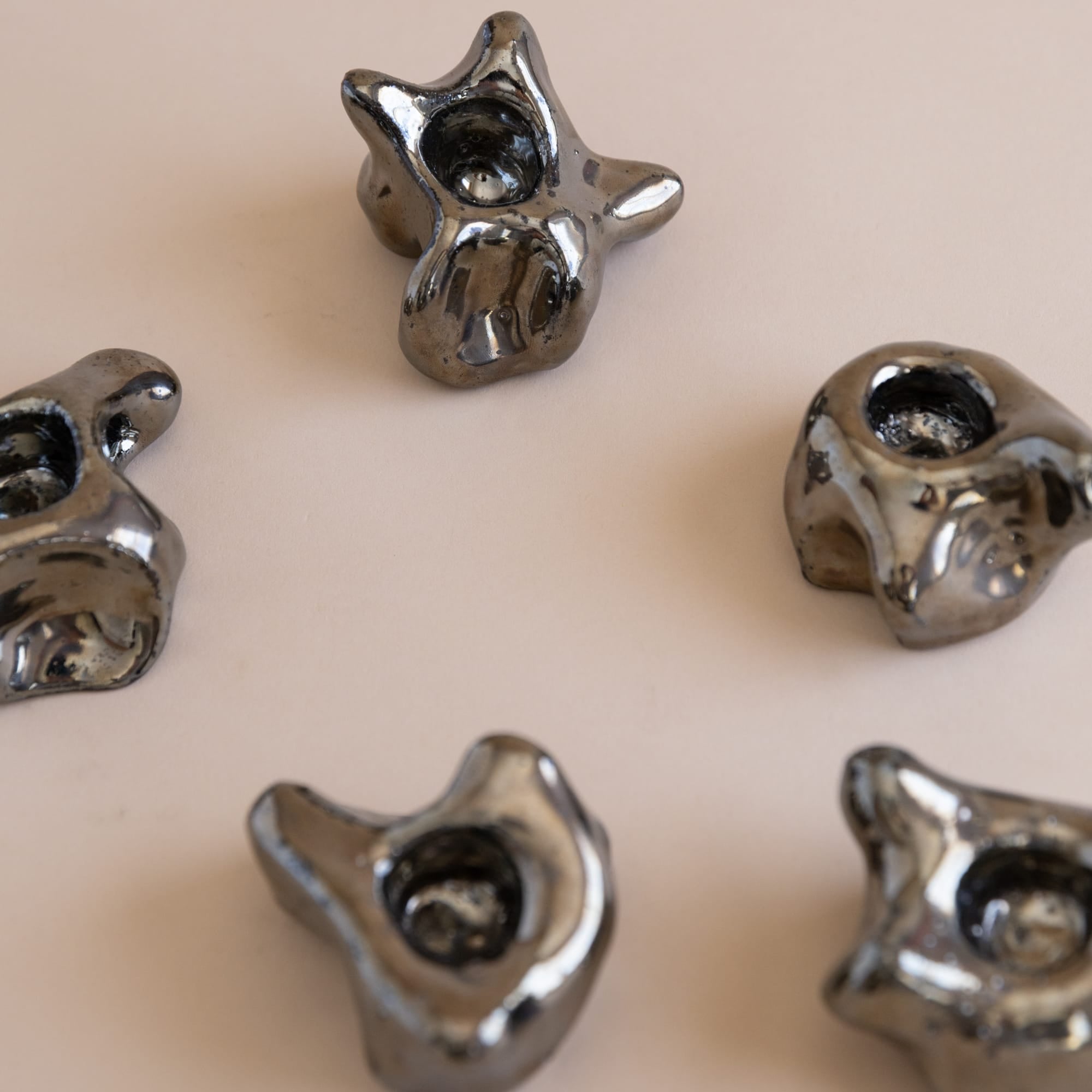 Hannah Cohen Candle Holders Chrome Ember Candle Holder