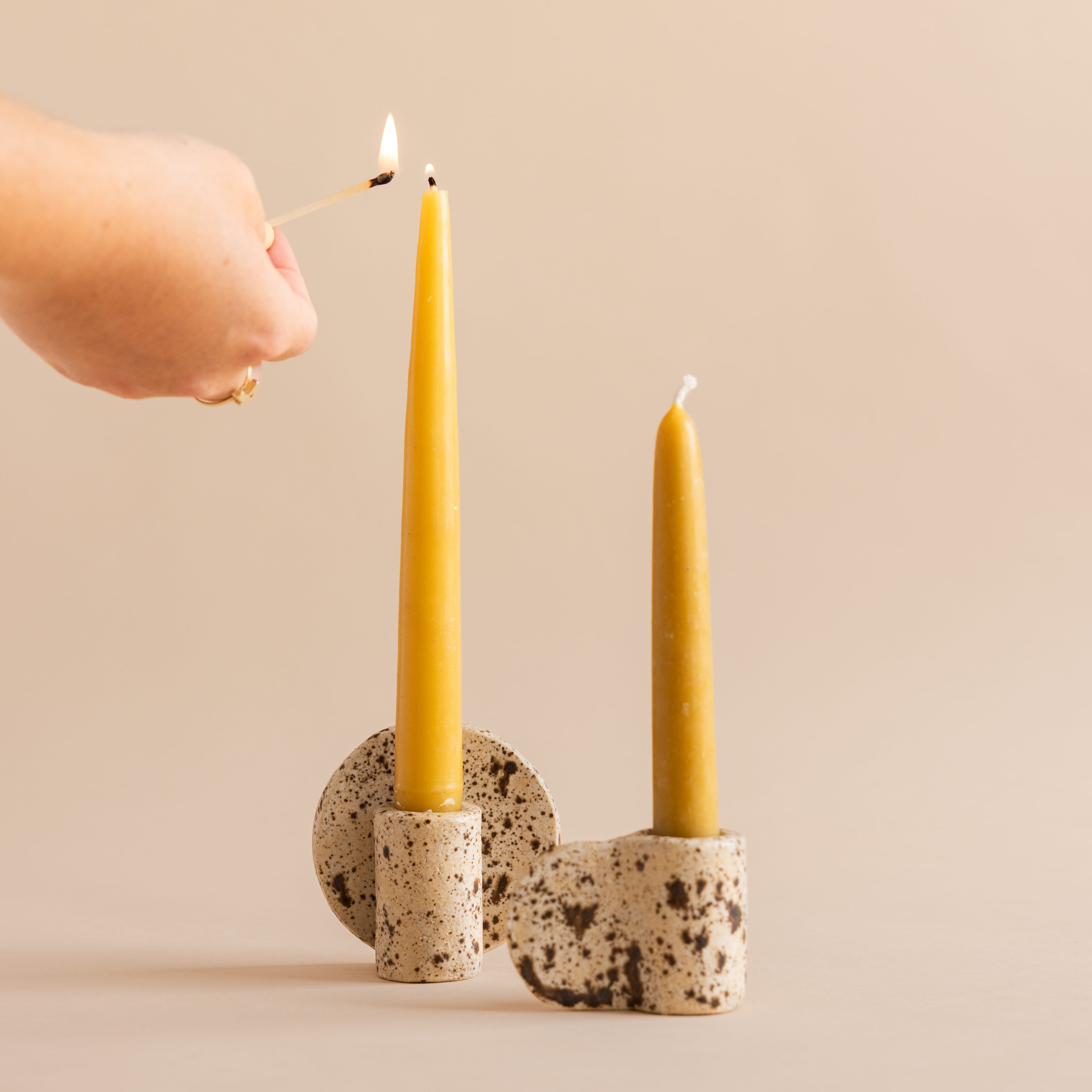 Heyja Do Candle Holders Wood Burning Candle Holder by Heyja Do