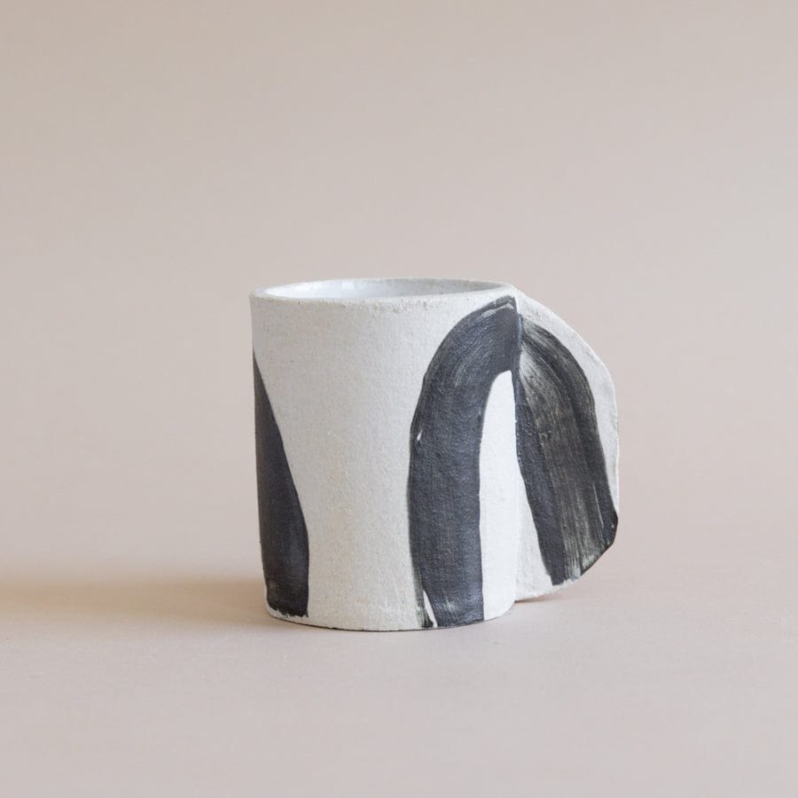 Heyja Do Drinkware Hand Sculpted Patterned Ceramic Mugs by Heyja Do