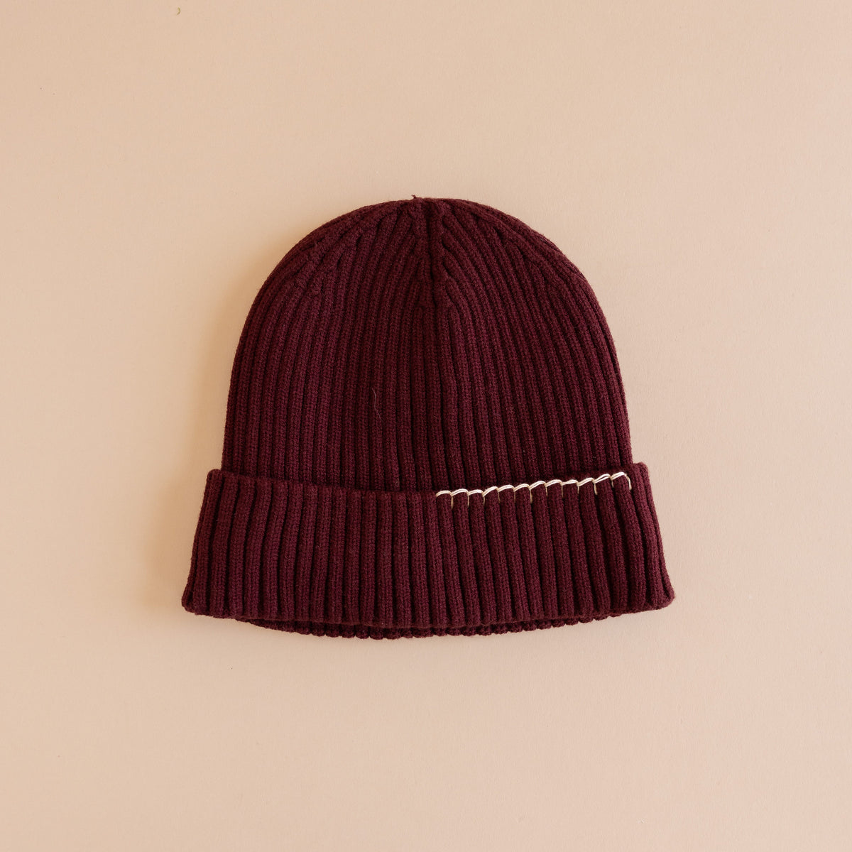 Heyja Do Hats Burgundy Stitched Beanie