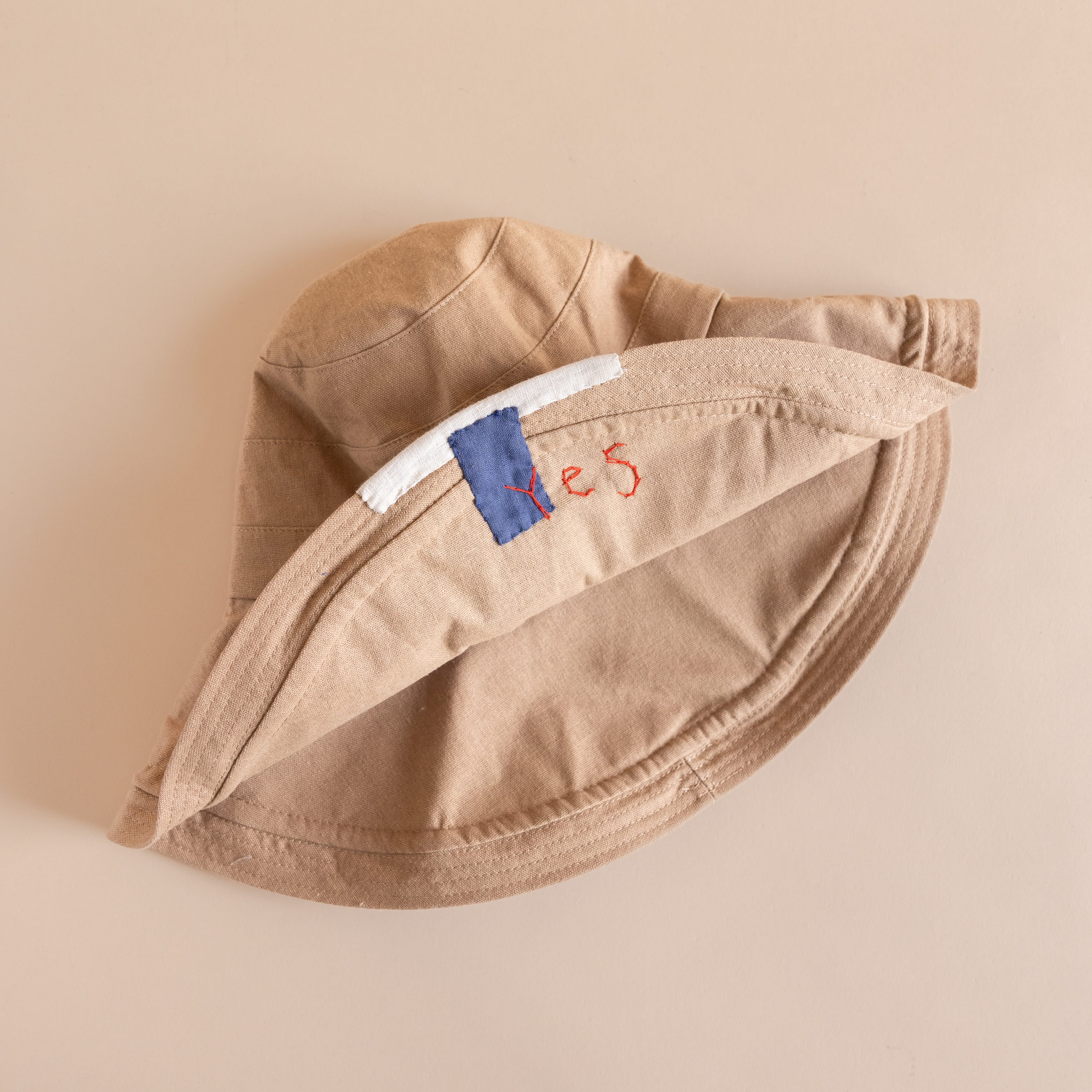 Heyja Do Hats Camel Patchwork Wire Brim Sun Hat by Heyja Do