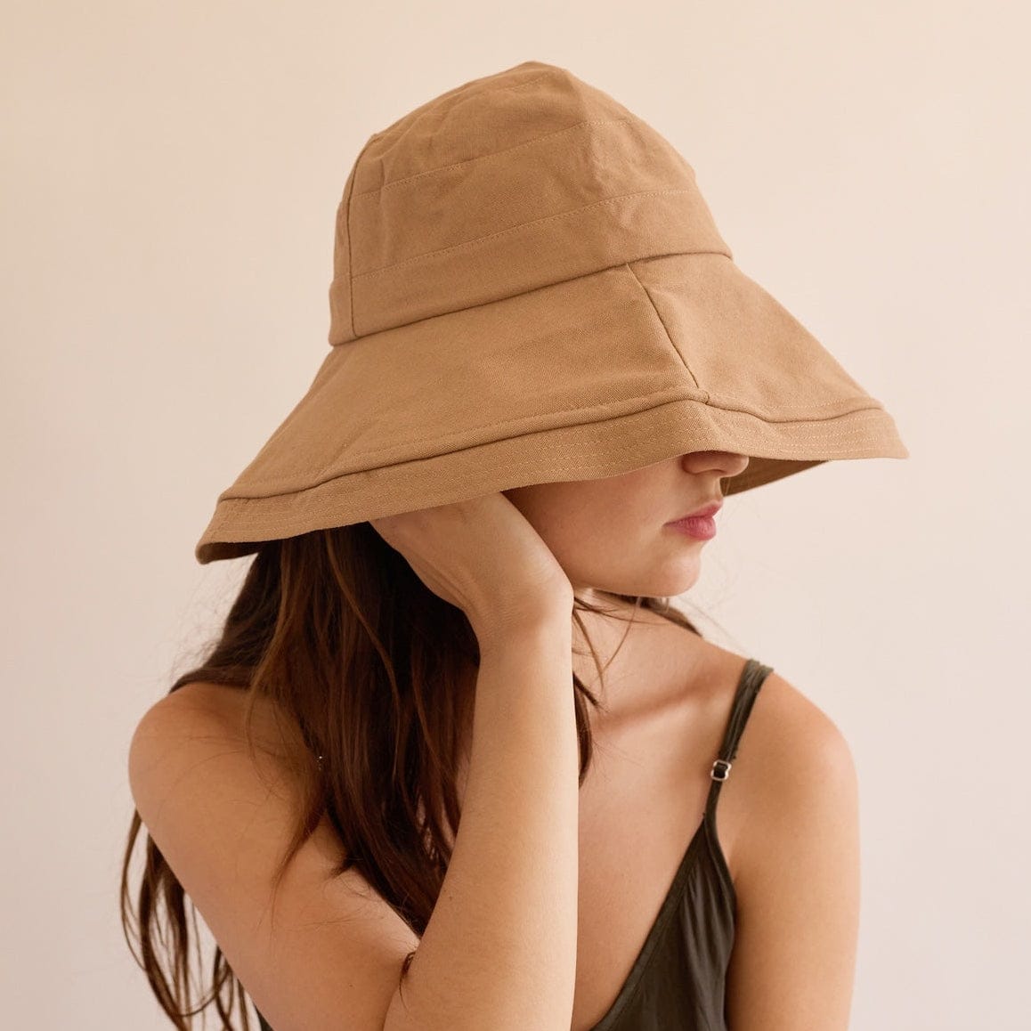 Heyja Do Hats Camel Wire Brim Sun Hat by Heyja Do