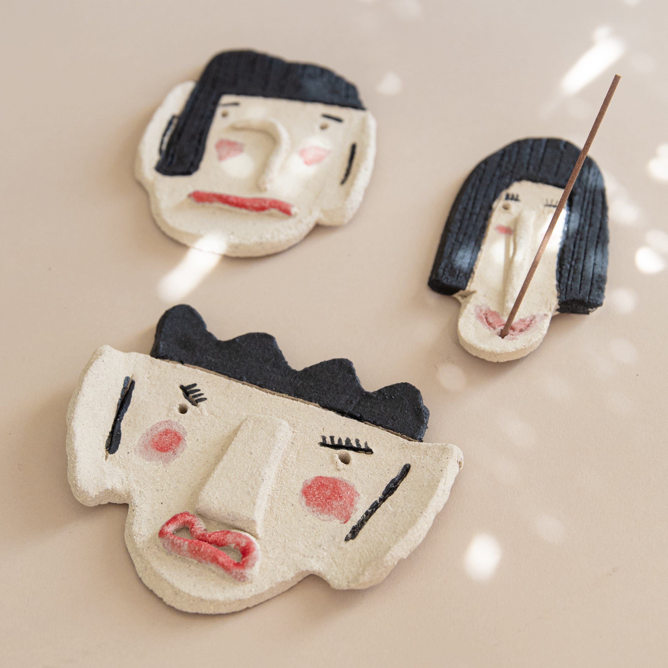 Heyja Do Incense + Burners Face Incense Holder by Heyja Do