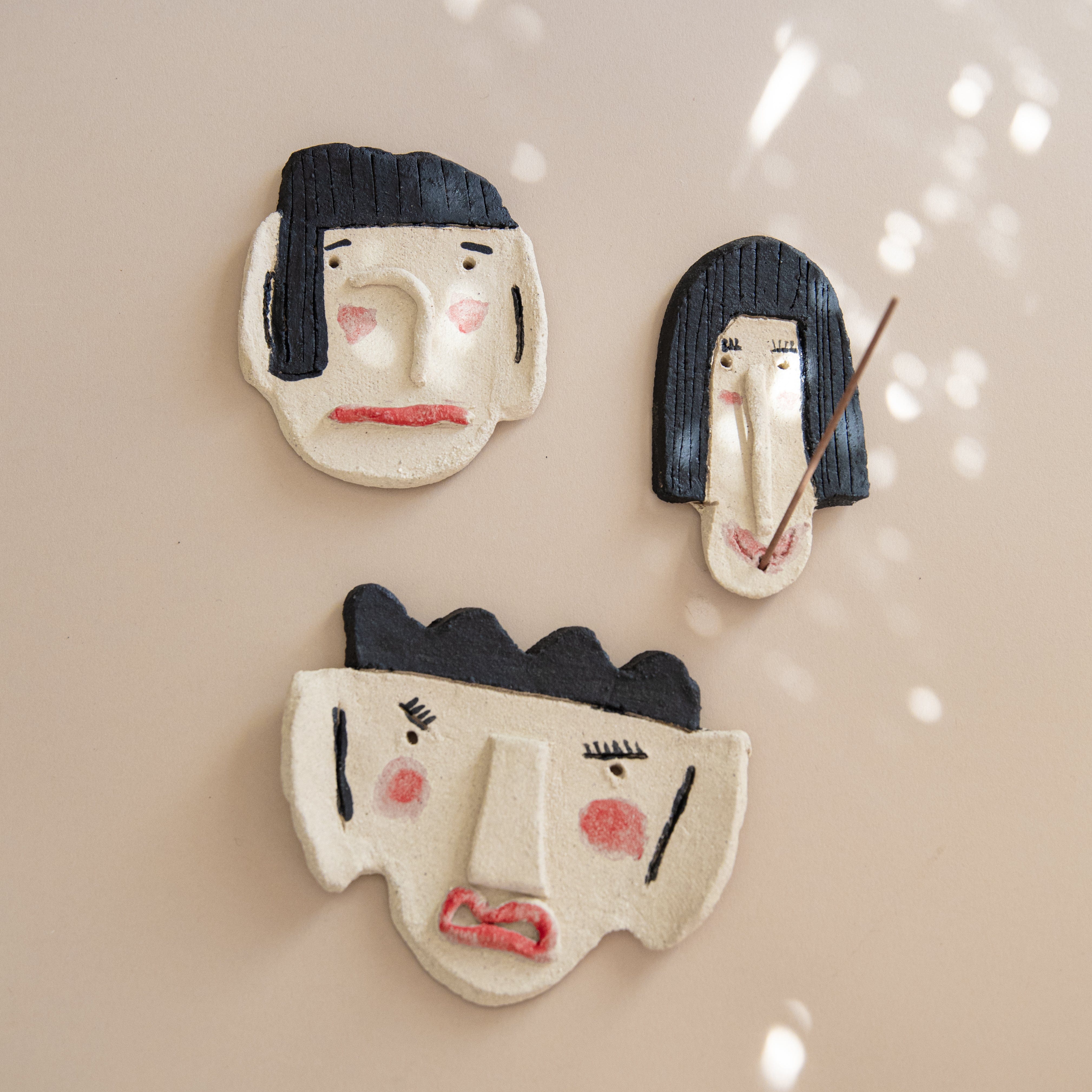 Heyja Do Incense + Burners Face Incense Holder by Heyja Do