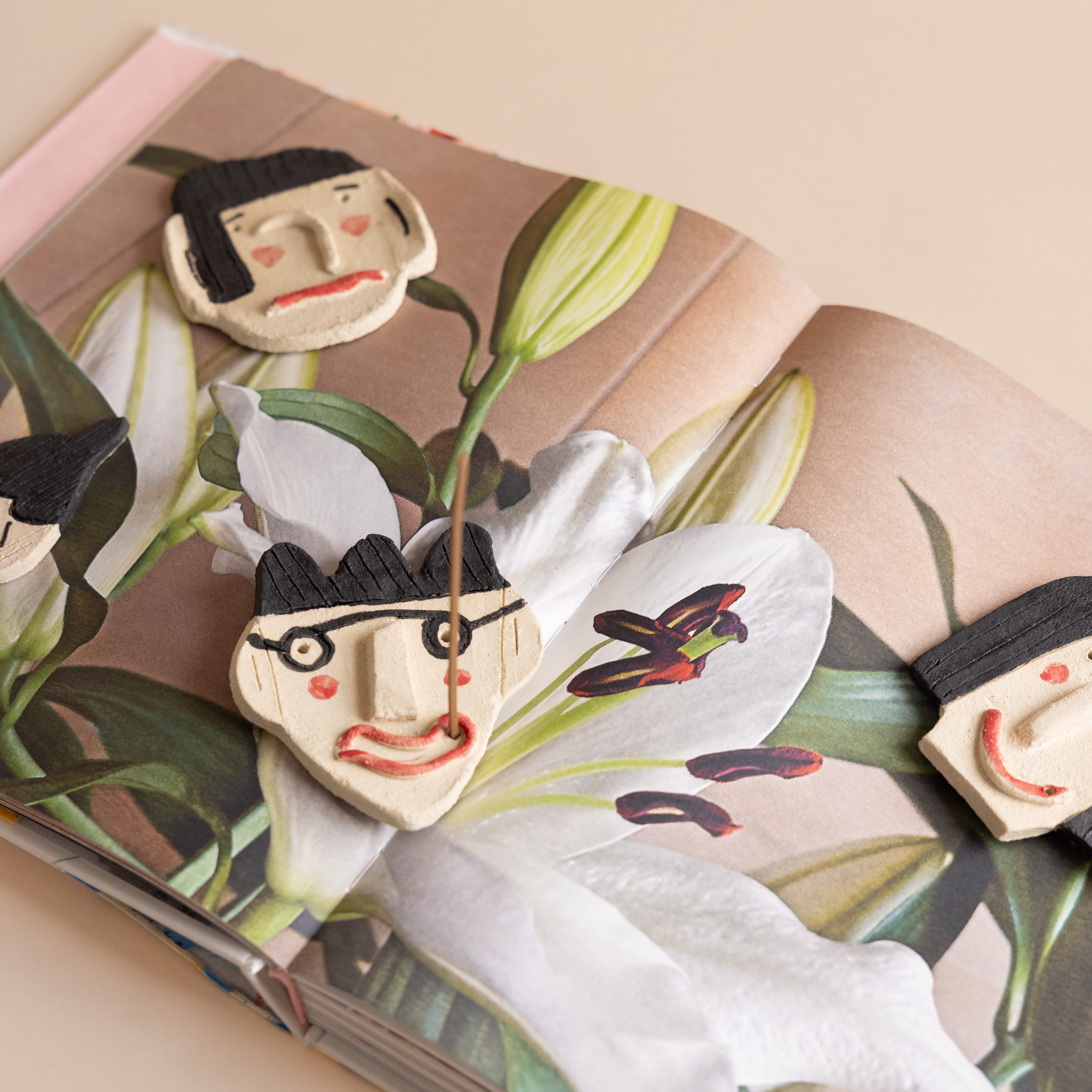 Heyja Do Incense + Burners Face Incense Holder by Heyja Do