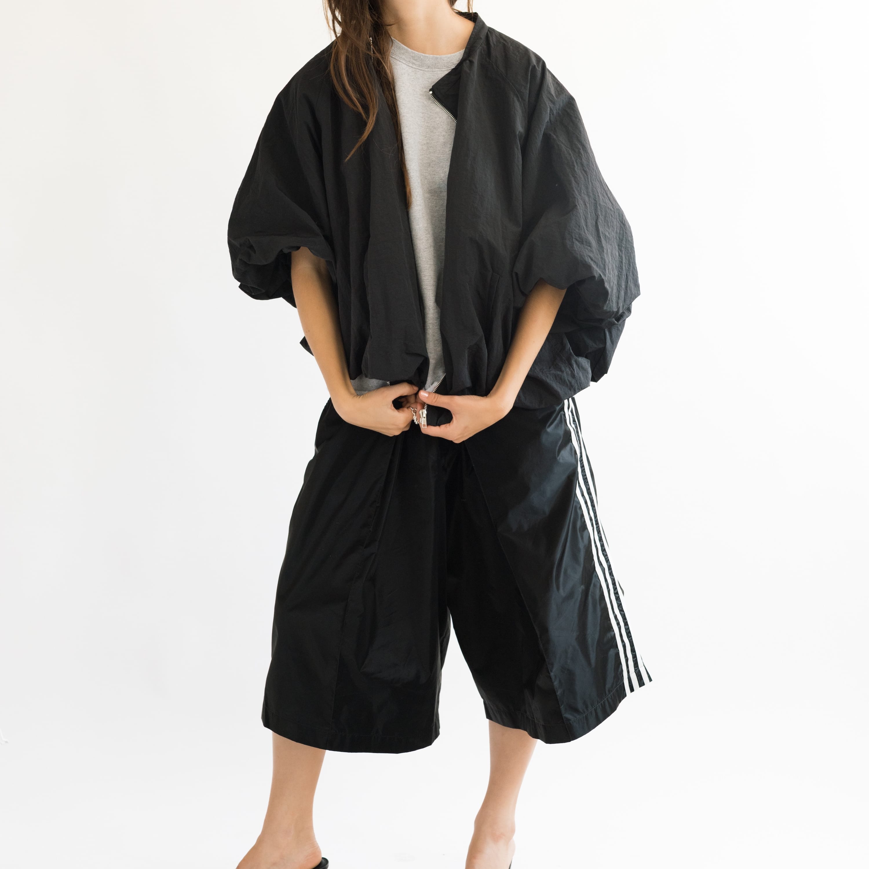 Heyja Do Outerwear Bubble Bomber Jacket in Nylon by Heyja Do