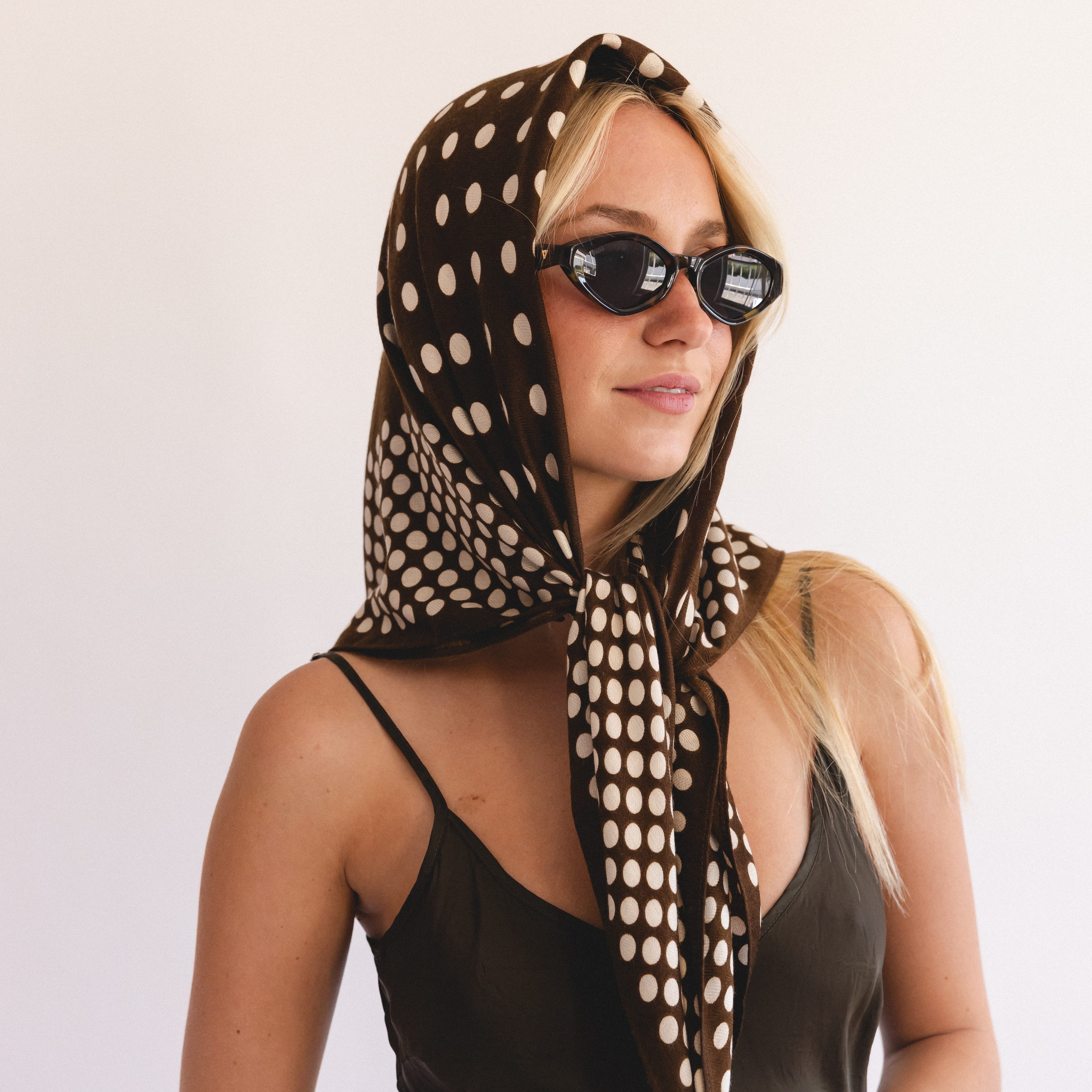 Heyja Do Scarves Polka Dot Scarf by Heyja Do